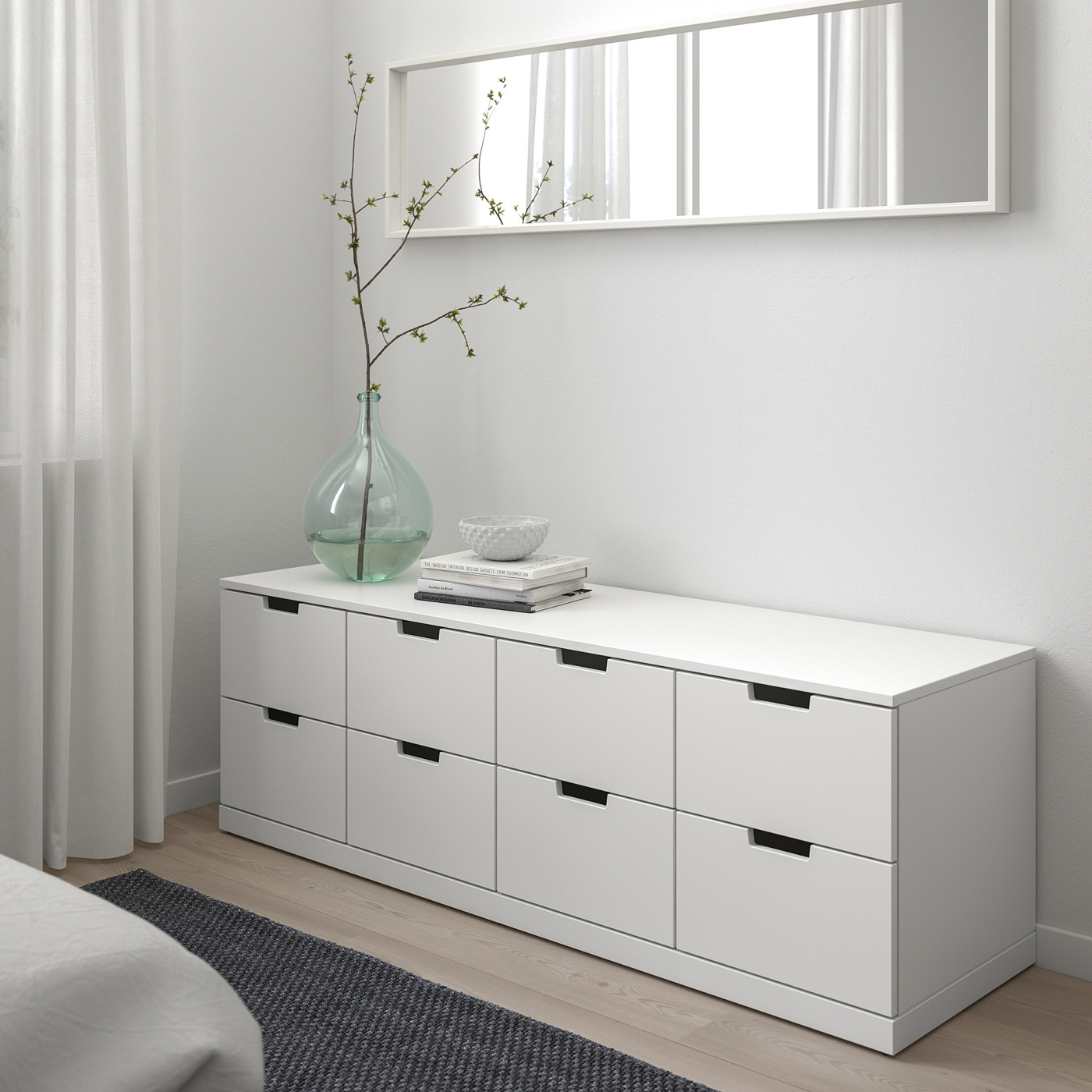NORDLI chest of 8 drawers white - IKEA