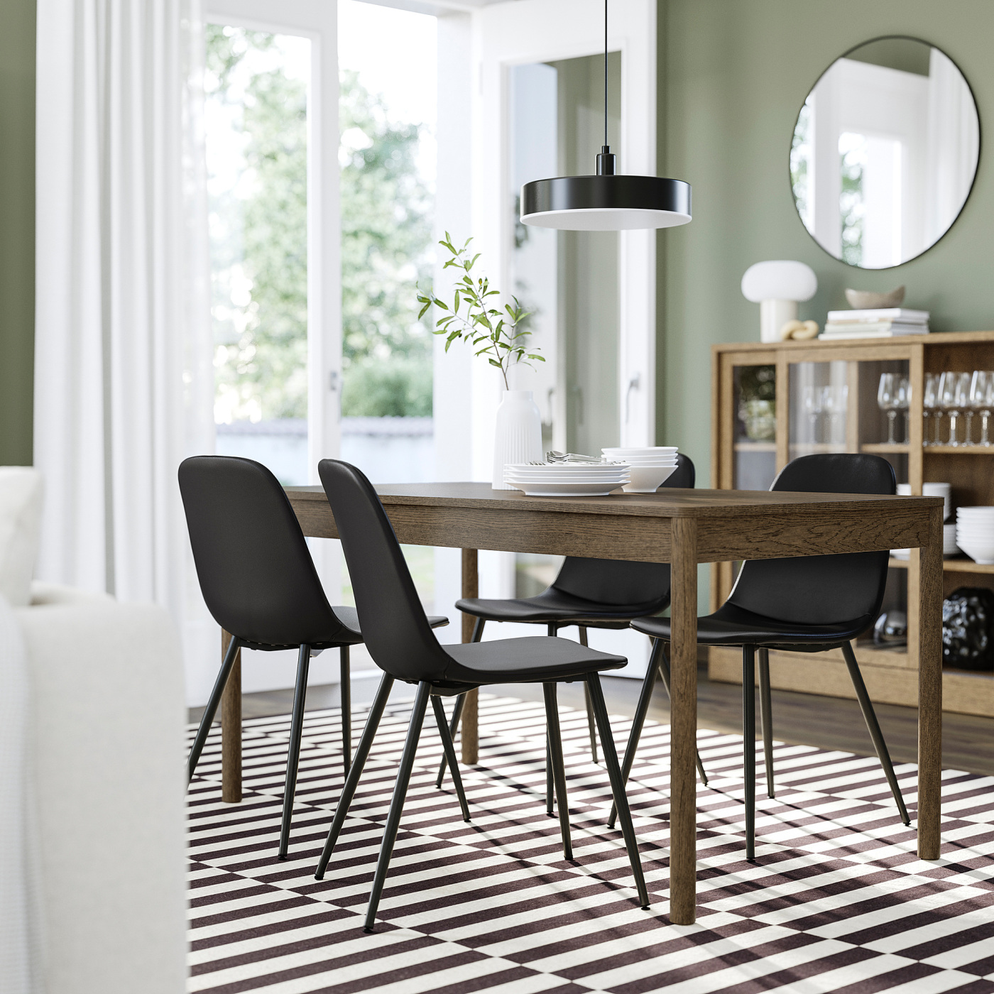 KLIMPFJÄLL dining table grey-brown - IKEA