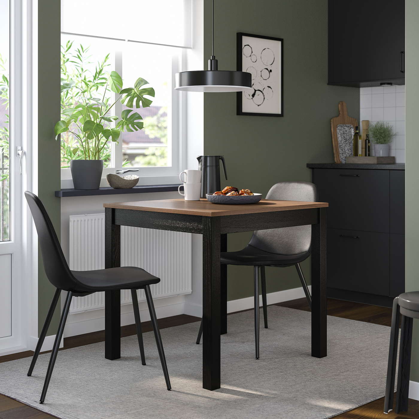 KLIMPFJÄLL dining table grey-brown - IKEA