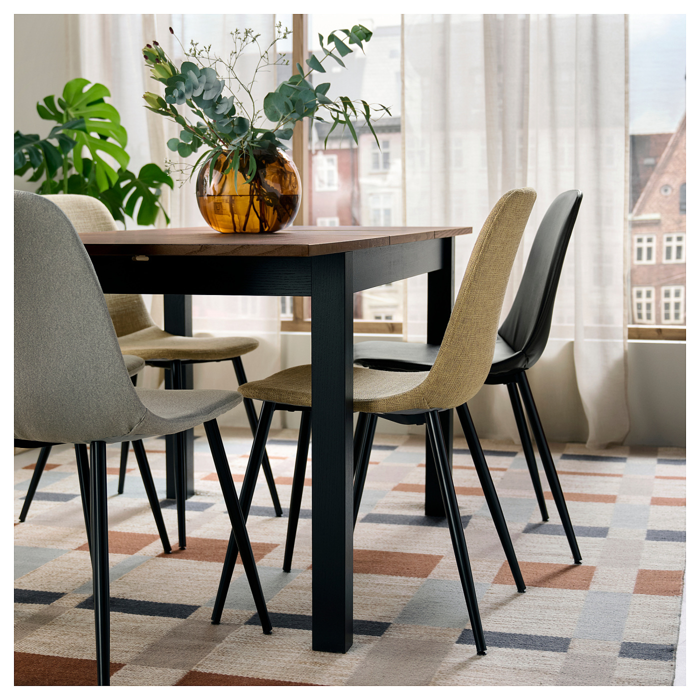 KLIMPFJÄLL dining table grey-brown - IKEA