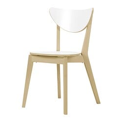 IKEA NORDMYRA 4脚セット【中古】 NORDMYRA chair white/birch - IKEA