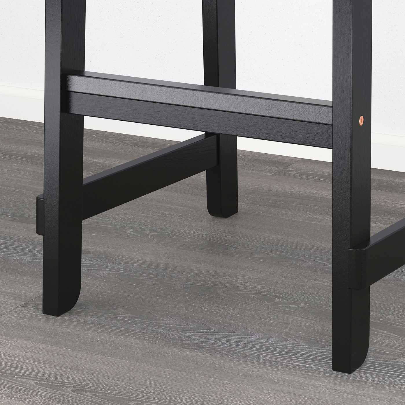 IKEA NORRÅKER バースツール NORRÅKER bar stool with backrest black - IKEA