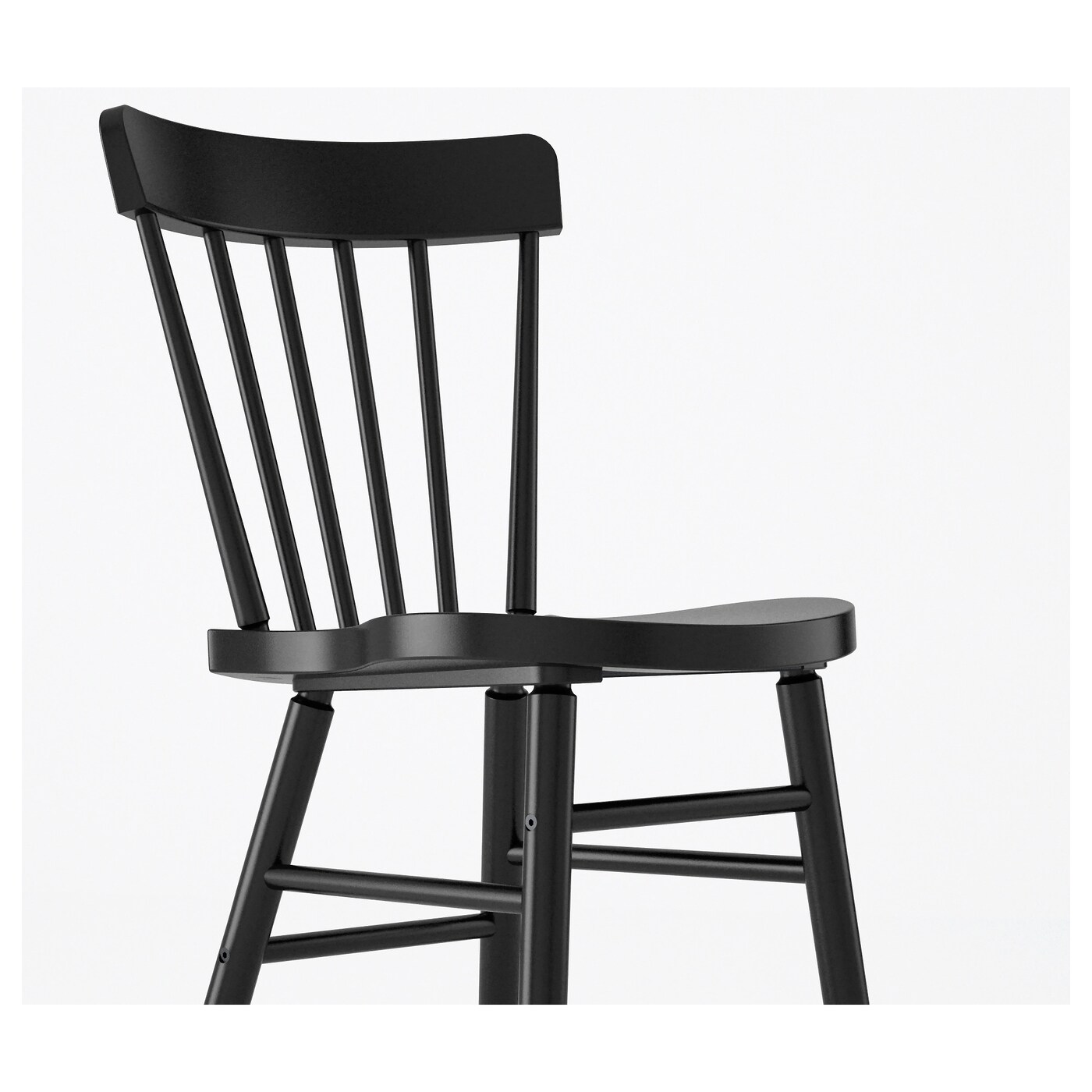 NORRARYD ノッラリード　ダイニングチェア ブラック　2脚セット NORRARYD ノッラリード チェア, ブラック - IKEA