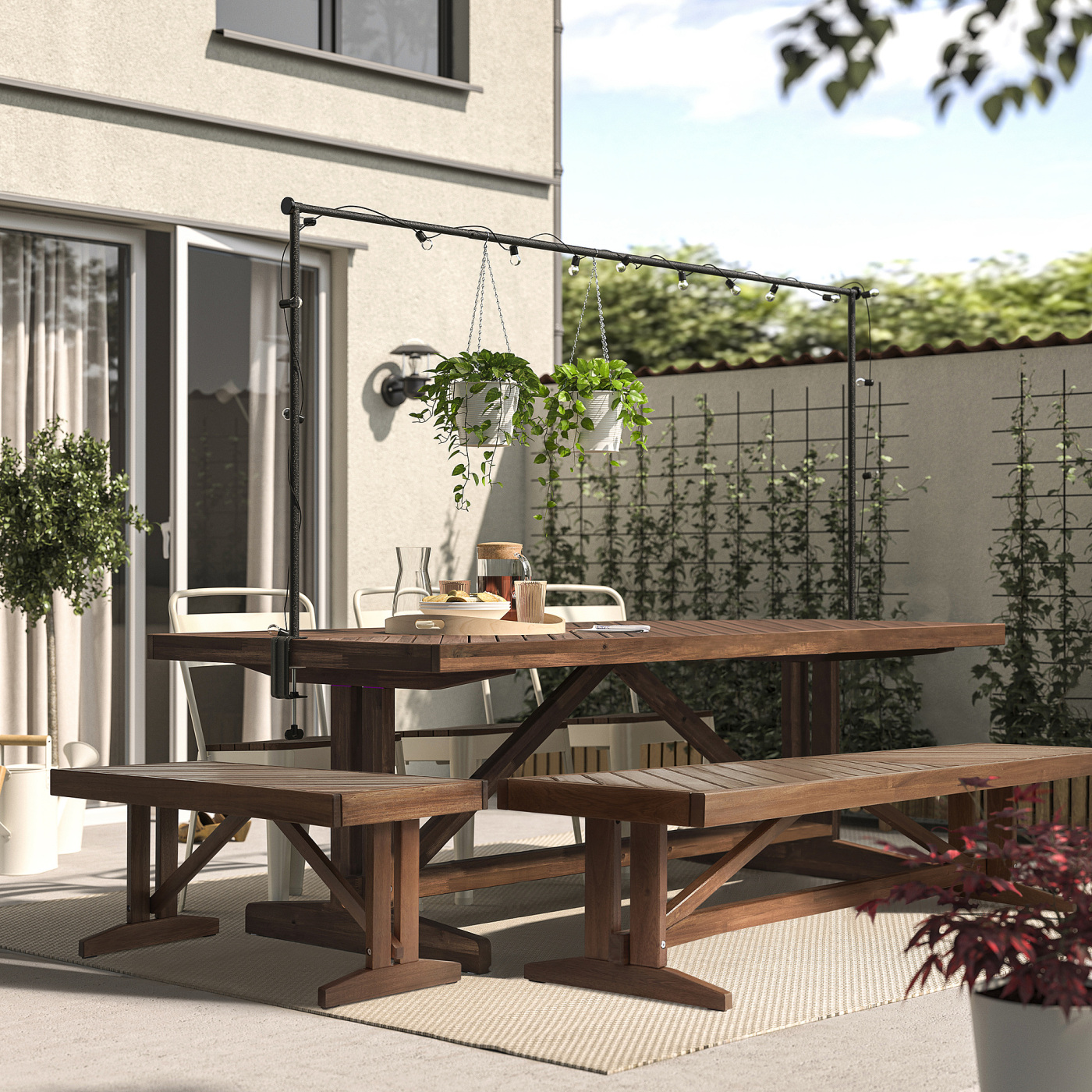 NORRMANSÖ bench, outdoor acacia - IKEA