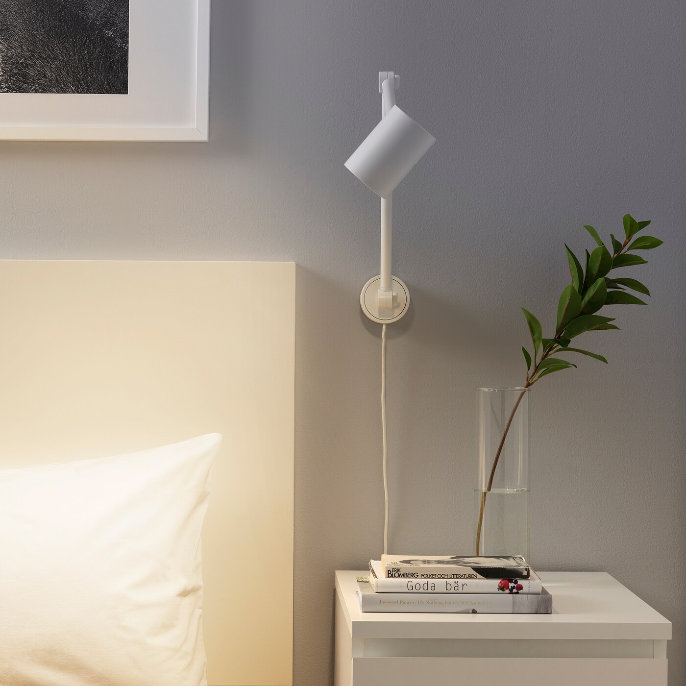 NYMÅNE work/wall lamp white - IKEA
