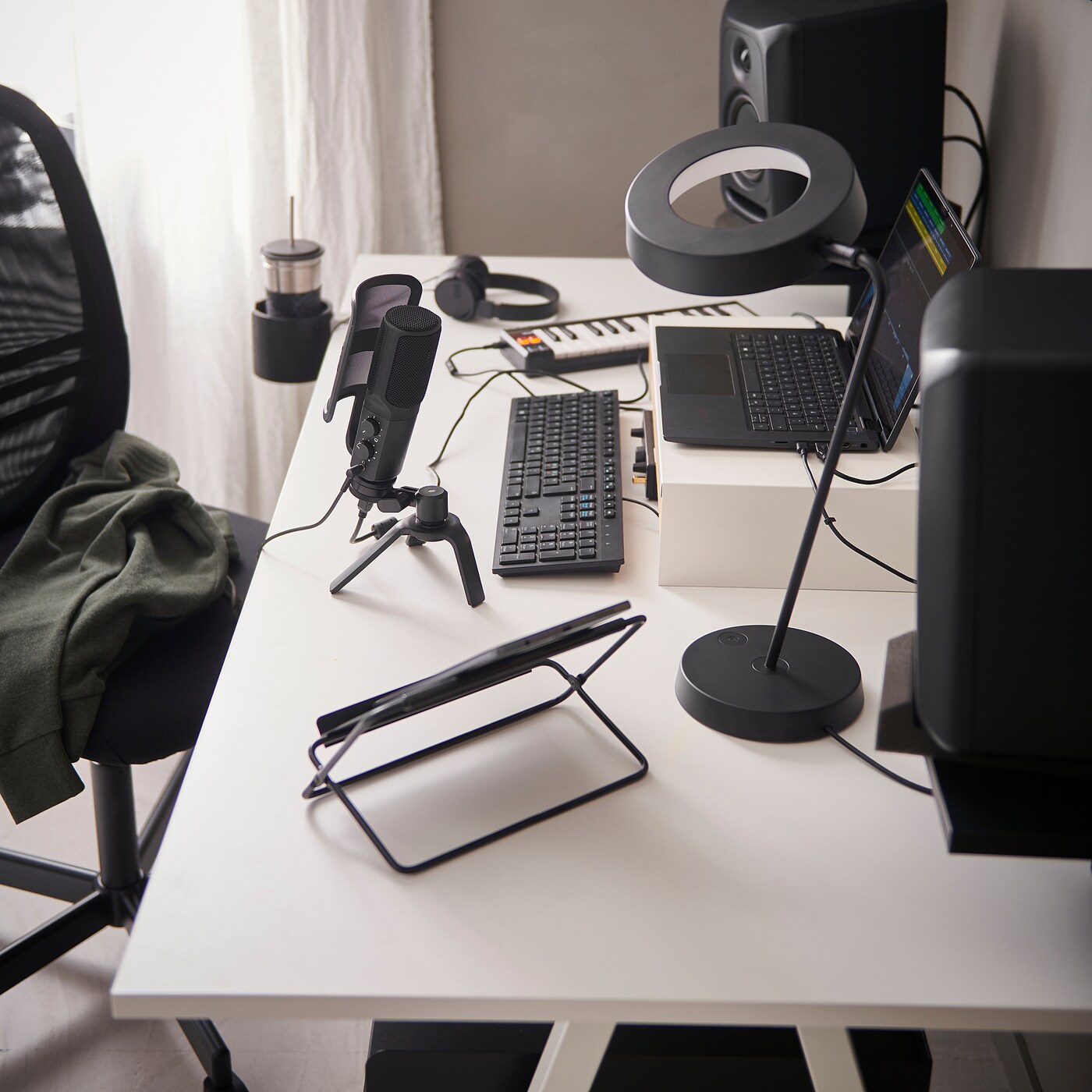 OBEGRÄNSAD LED work lamp dimmable black - IKEA
