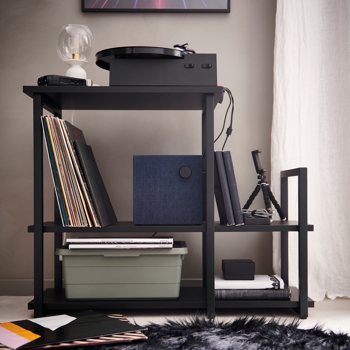 OBEGRÄNSAD shelving unit black - IKEA