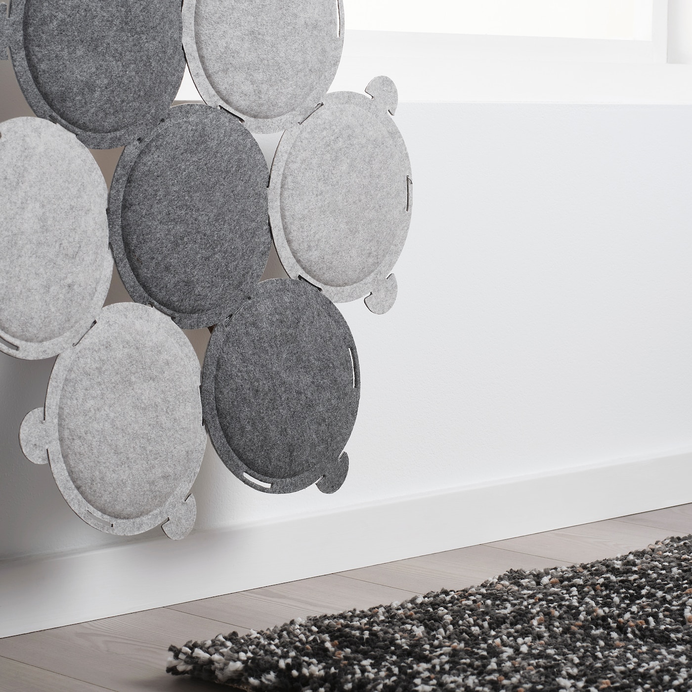 ODDLAUG sound absorbing panel grey - IKEA