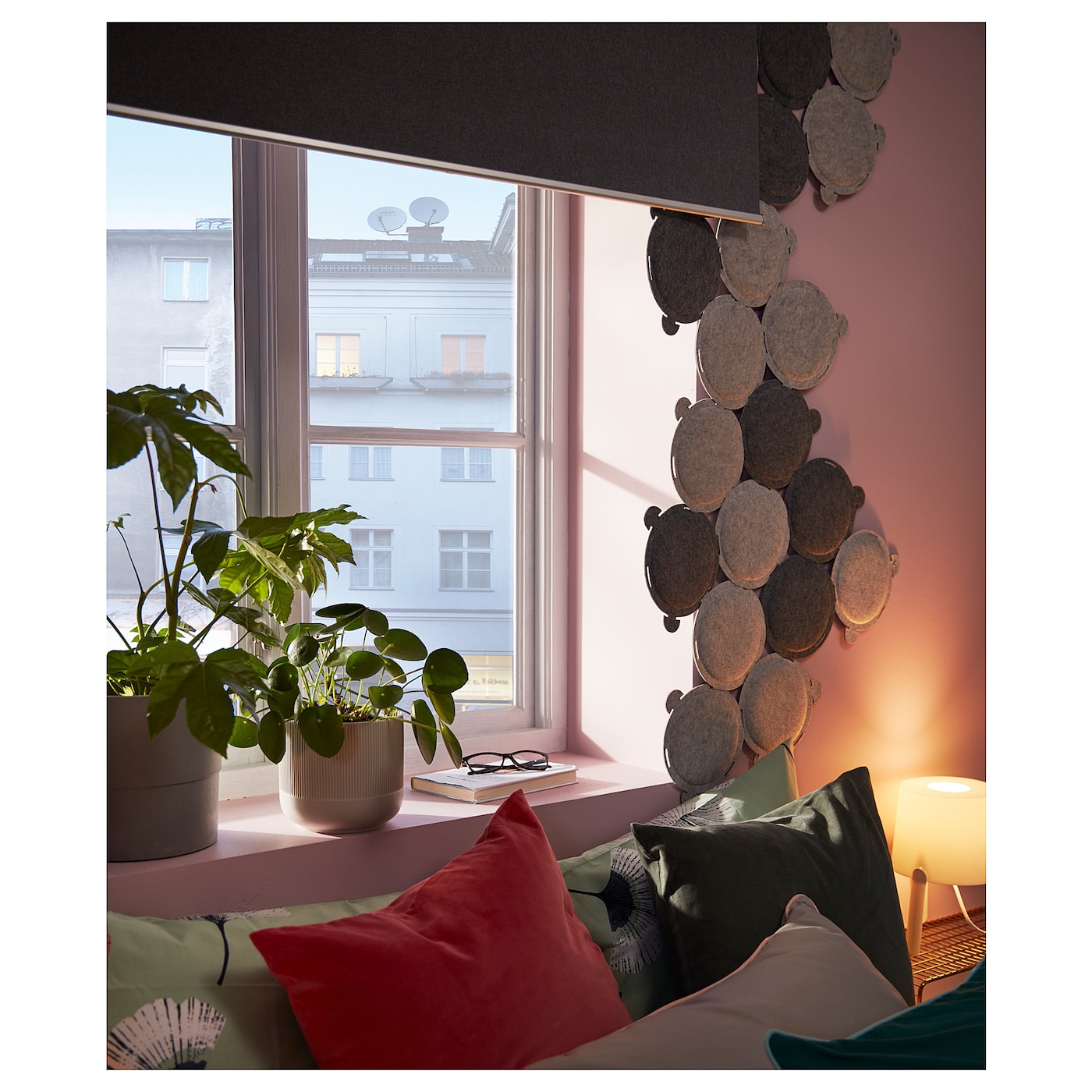 ODDLAUG sound absorbing panel grey - IKEA