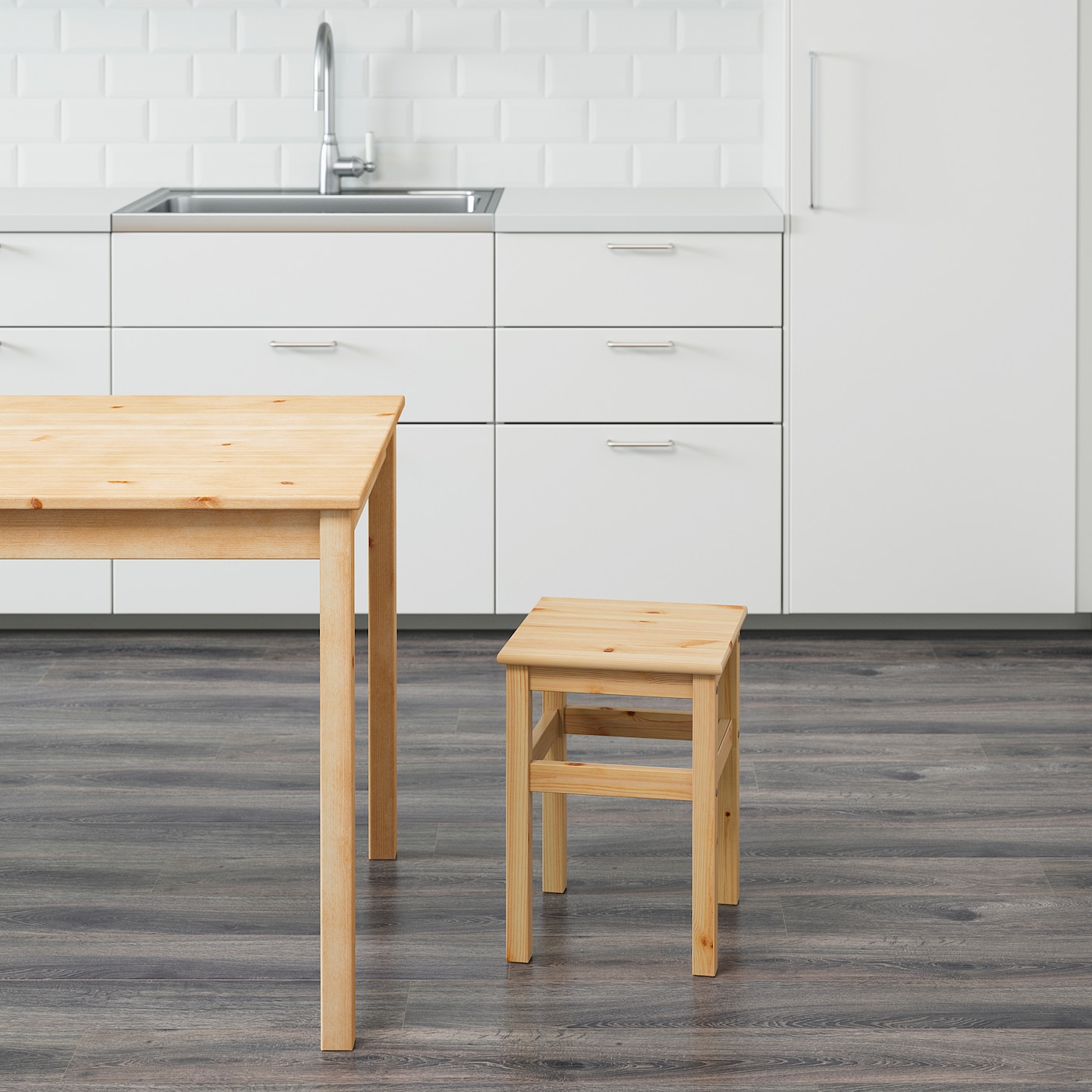ODDVAR stool pine - IKEA