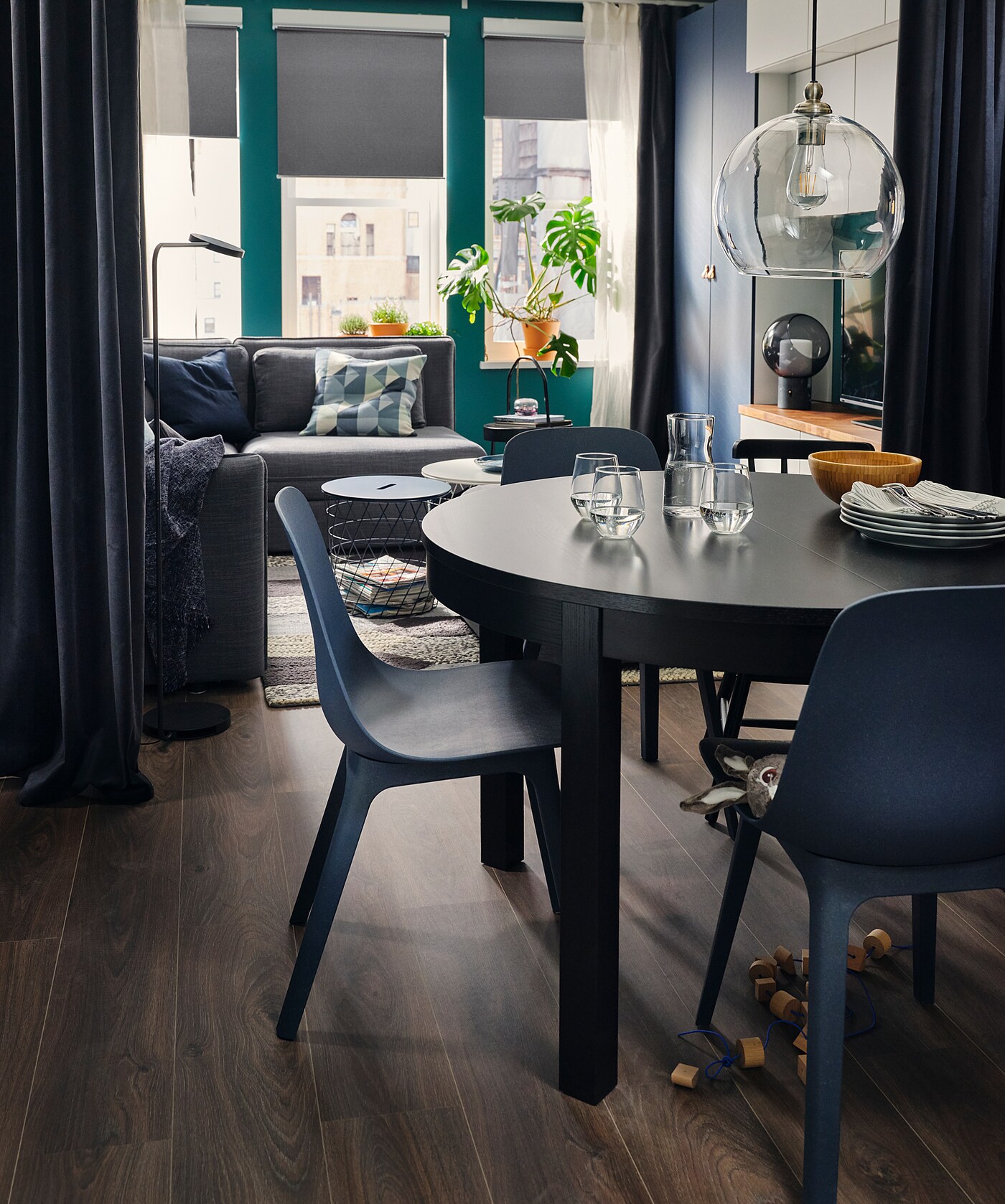 ODGER chair blue - IKEA