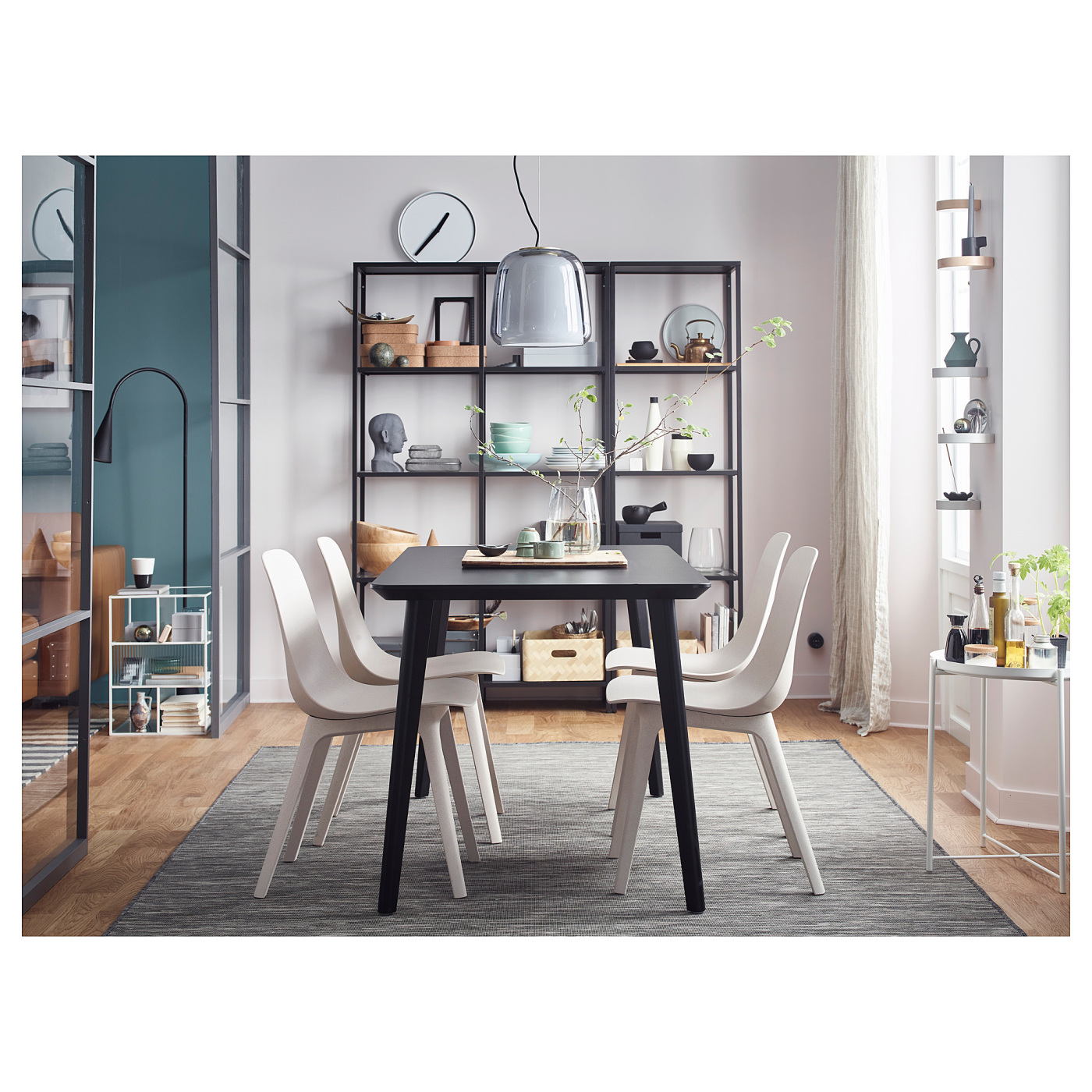 ODGER chair white/beige - IKEA