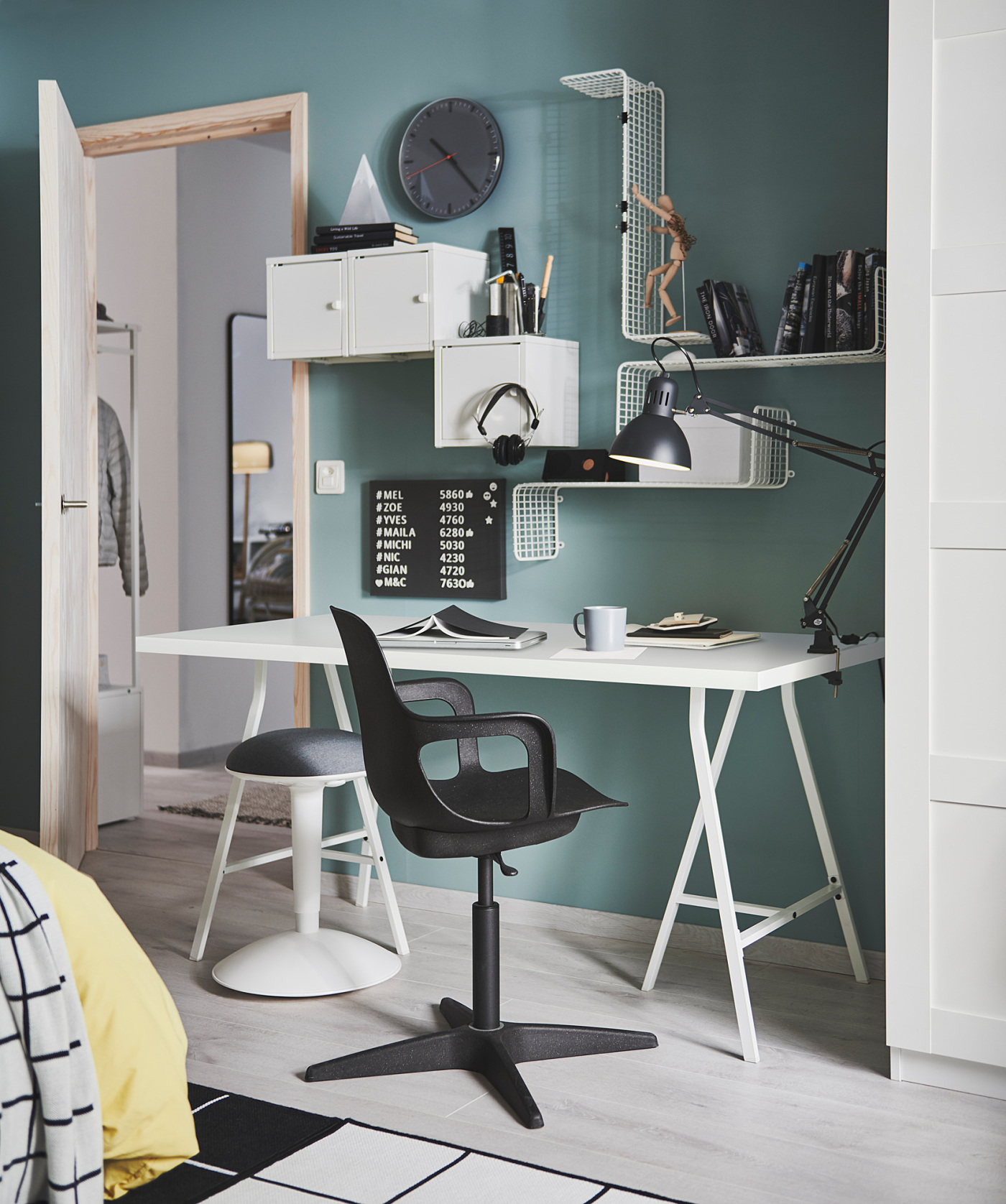 ODGER swivel chair anthracite - IKEA