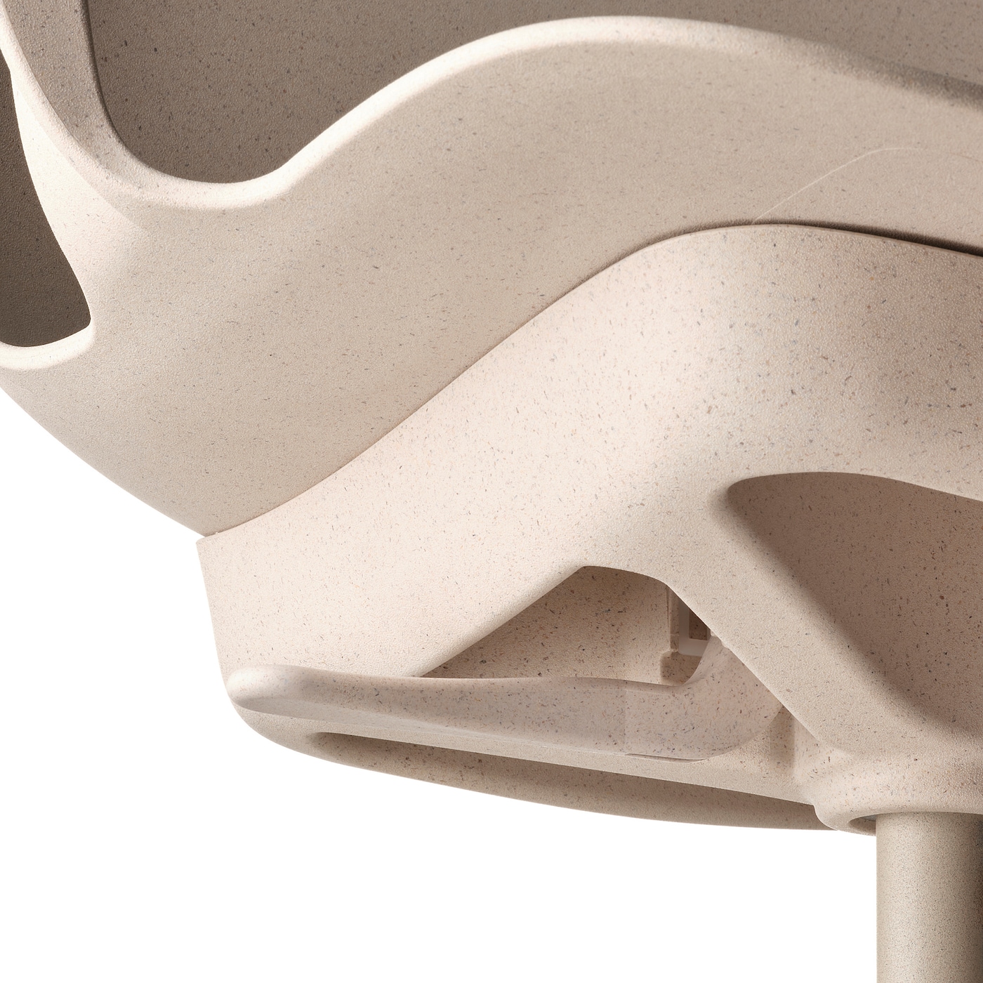 ODGER swivel chair white/beige - IKEA