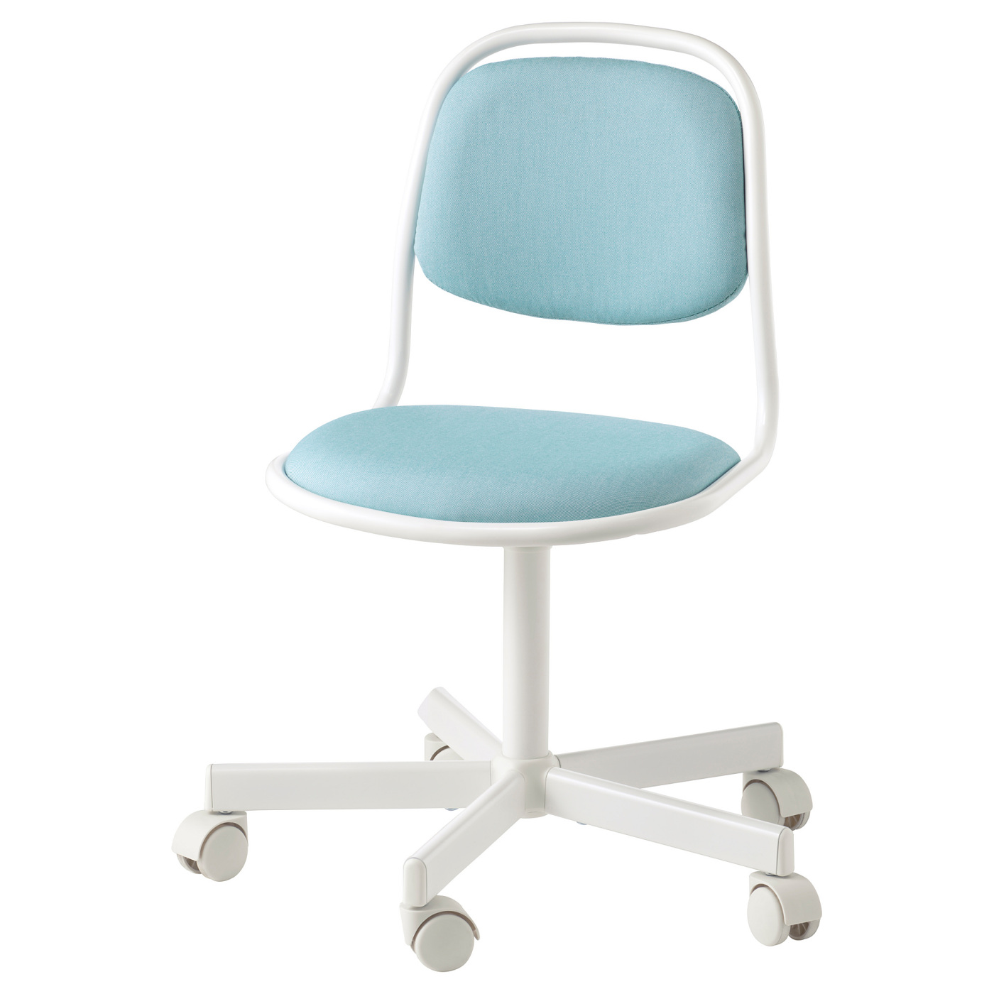 IKEA デスクチェア ÖRFJÄLL children's desk chair white/Vissle blue/green - IKEA
