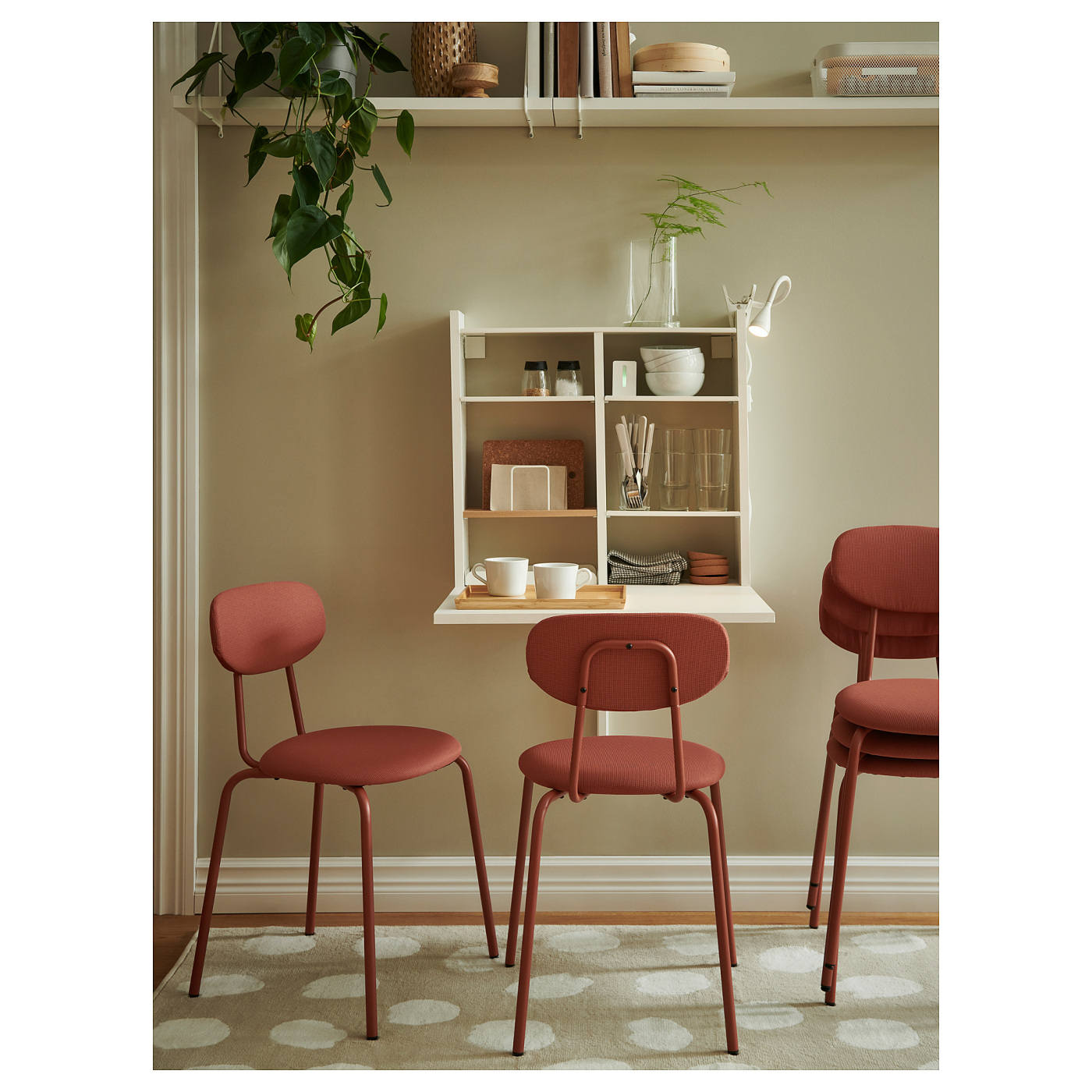 ÖSTANÖ chair red-brown Remmarn/red-brown - IKEA