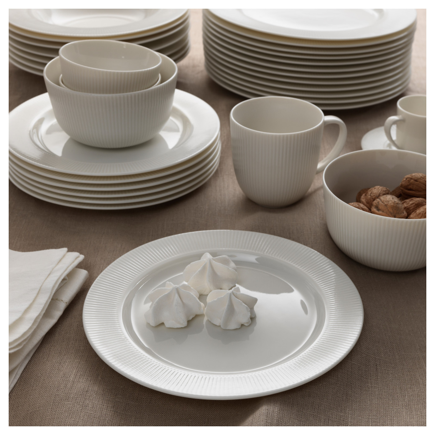 OFANTLIGT deep plate white - IKEA