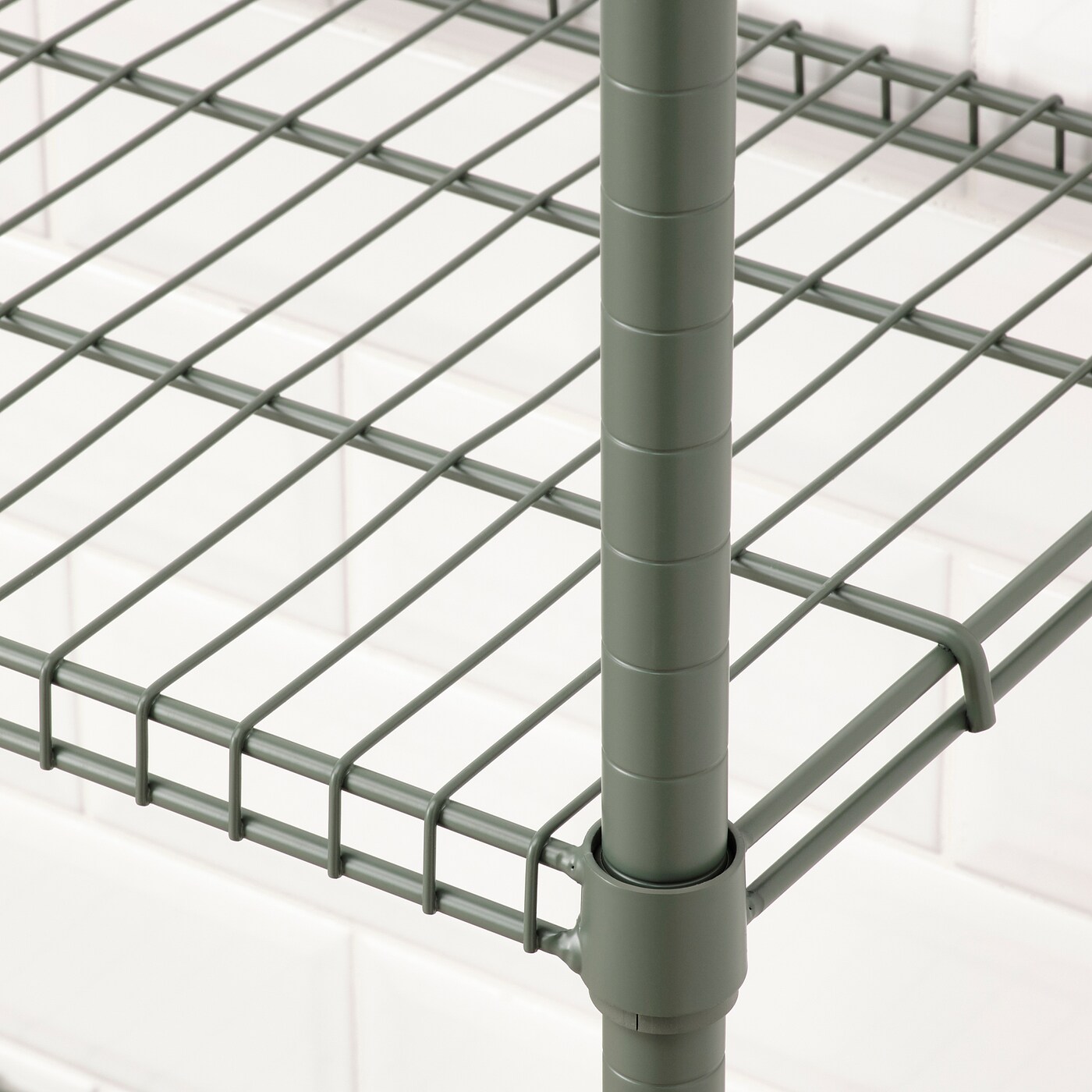 OMAR shelving unit grey-green - IKEA