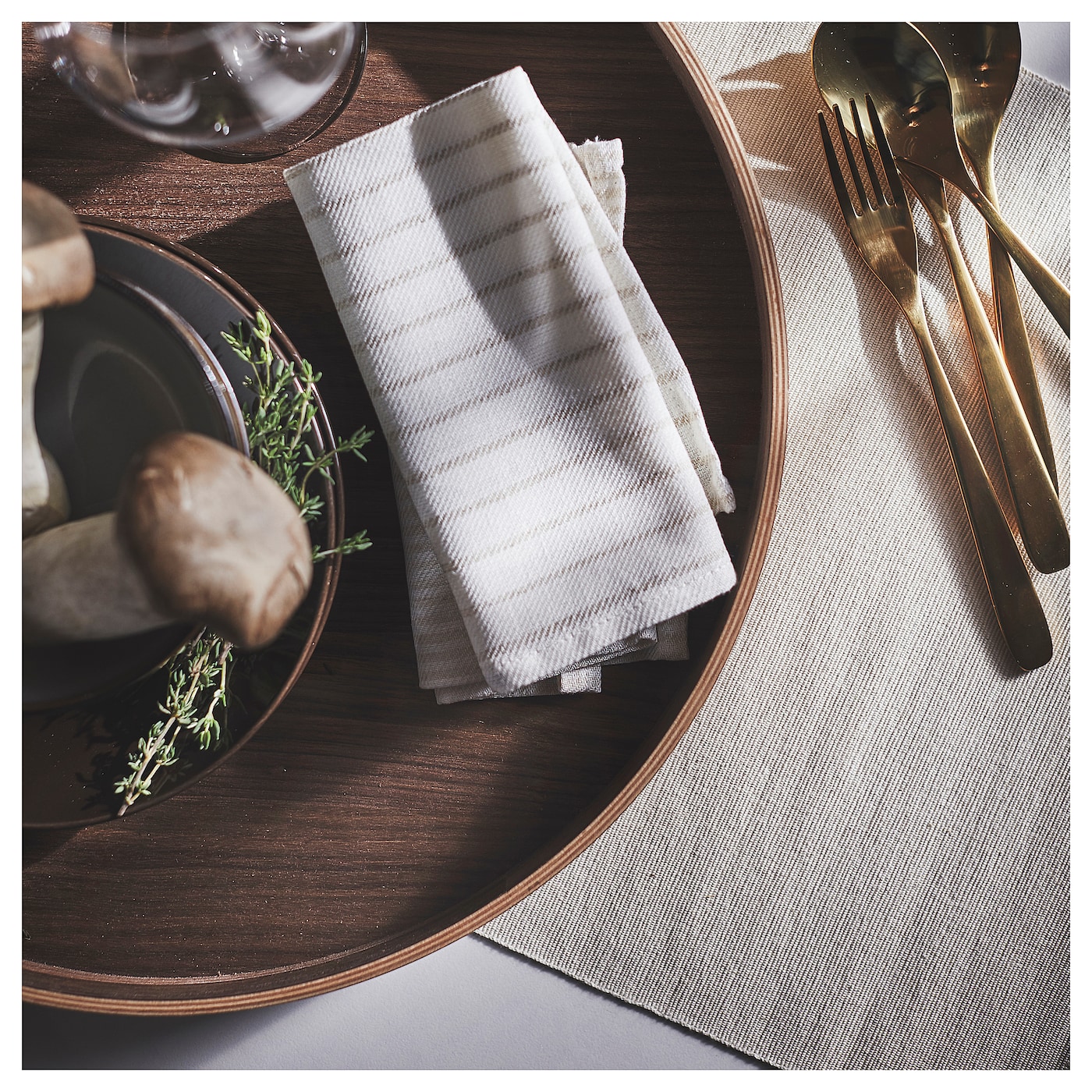 OMBONAD tray walnut - IKEA