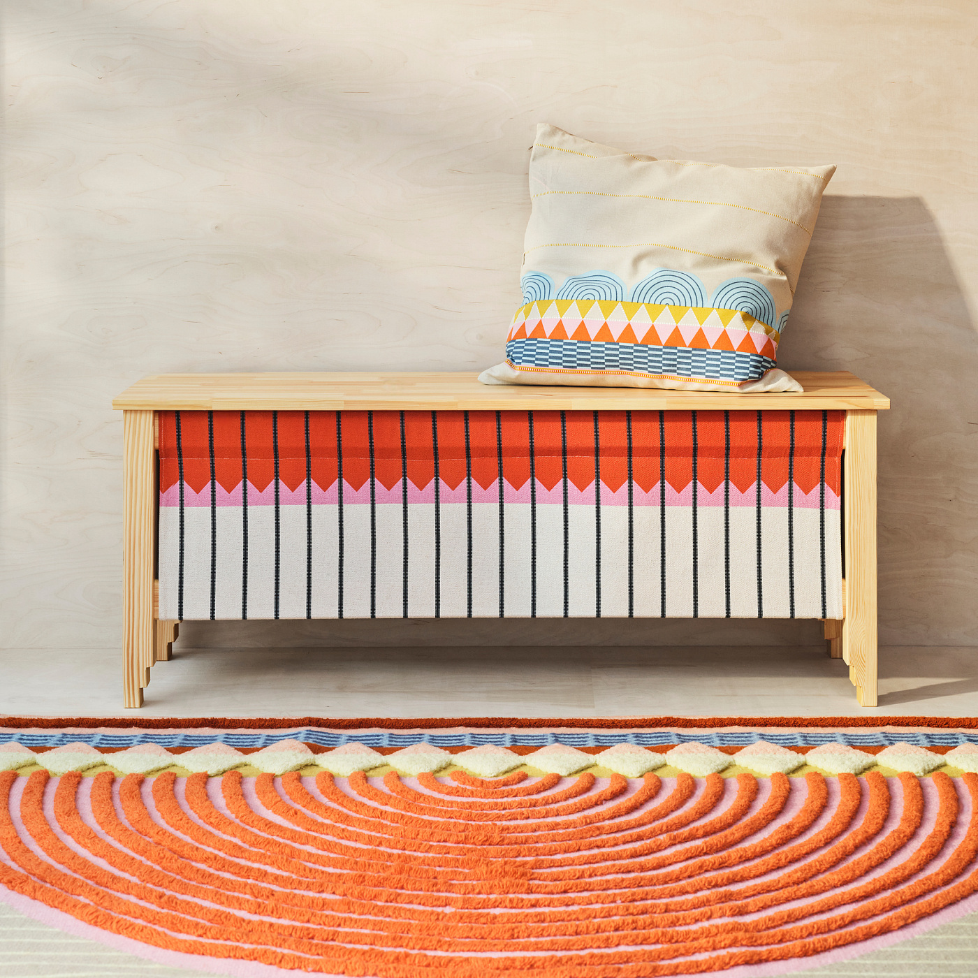 OMMJÄNGE bench with storage - IKEA