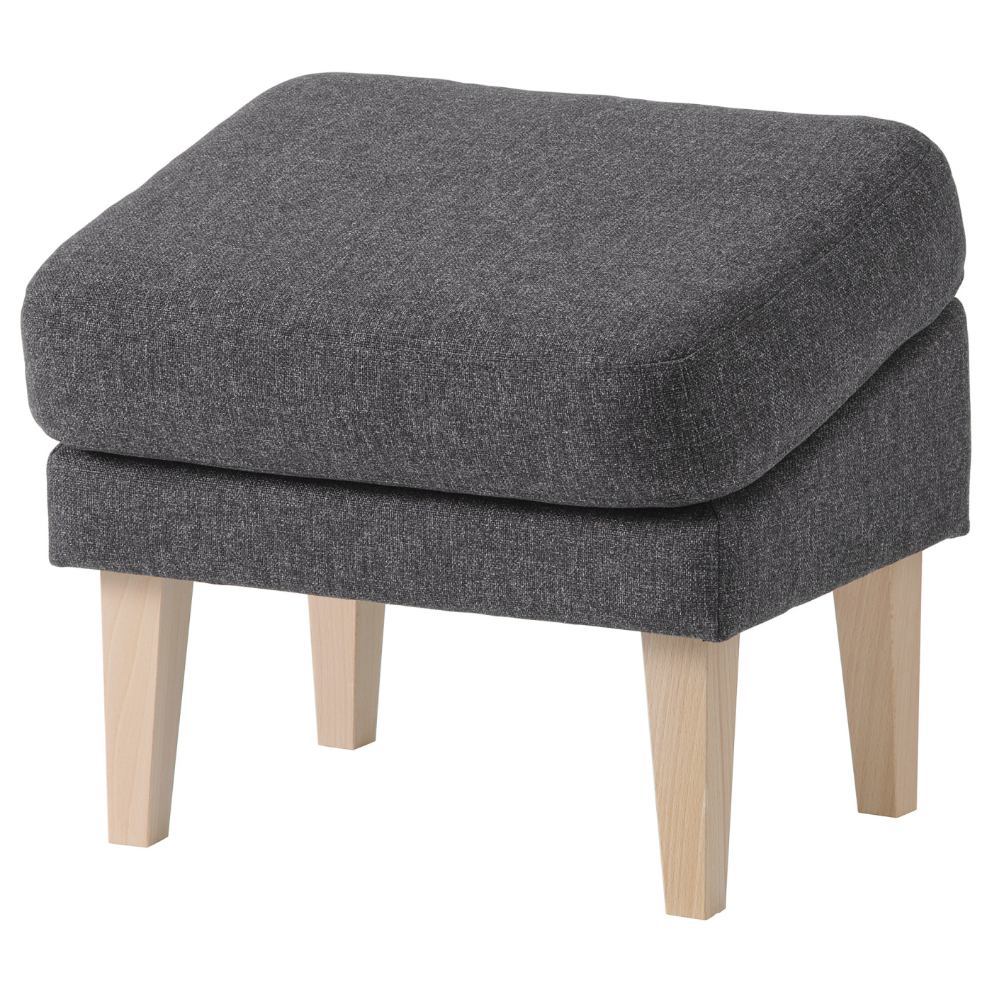 OMTÄNKSAM armchair and footstool Gunnared dark grey - IKEA