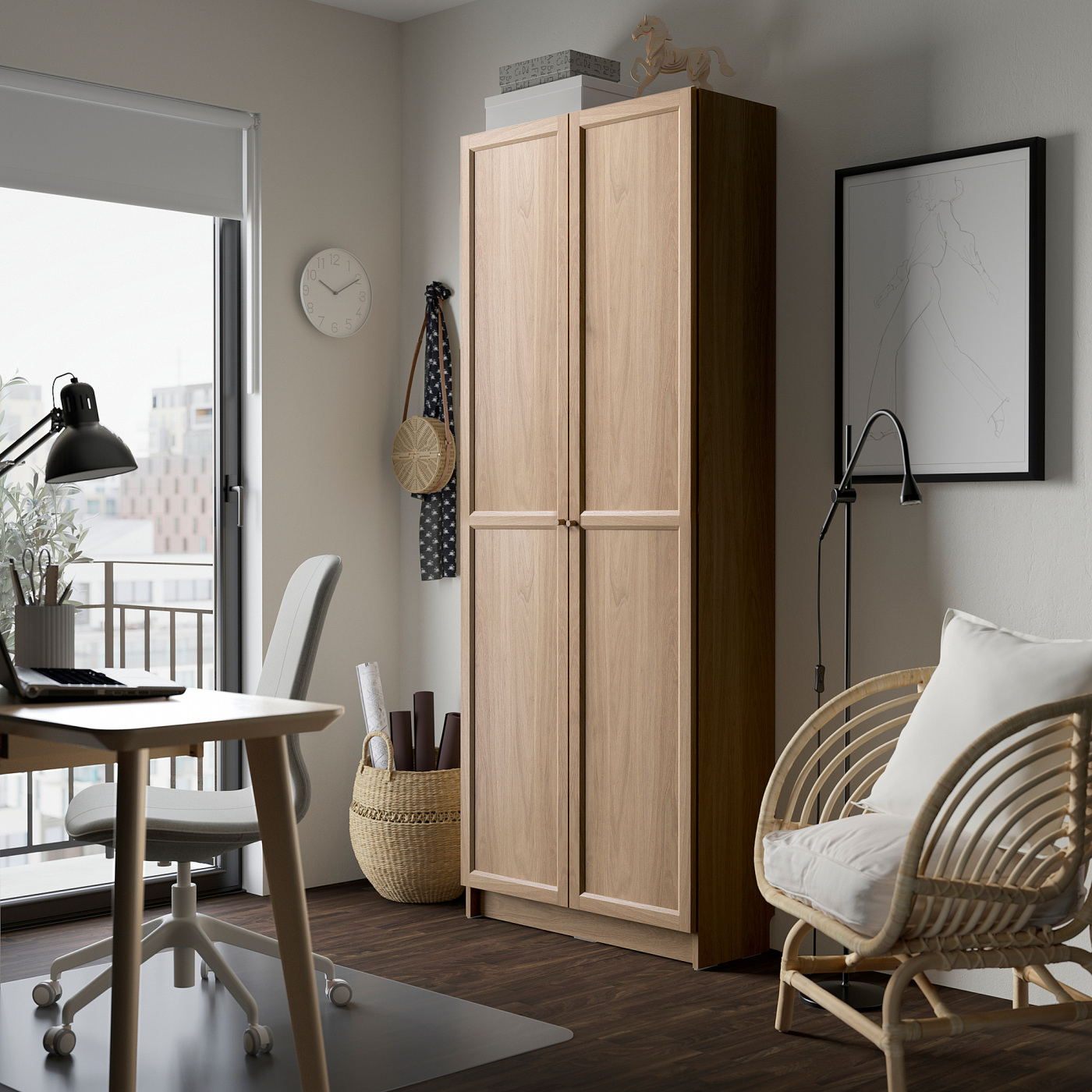 OXBERG door oak effect - IKEA