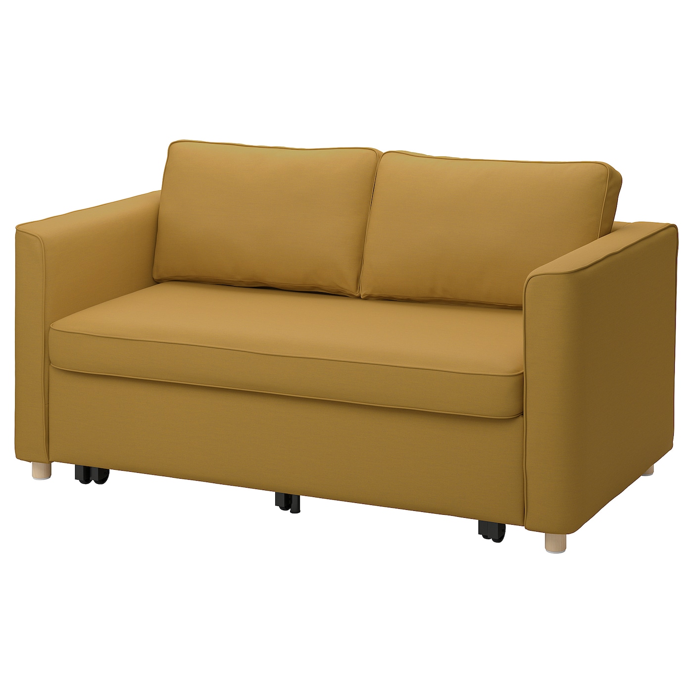 PÄRUP 2-seat sofa-bed Vissle yellow-brown - IKEA