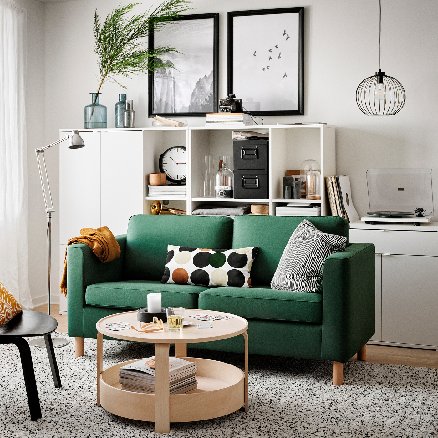 PÄRUP 2-seat sofa Vissle dark green - IKEA PÄRUP 2-seat sofa Vissle dark green - IKEA