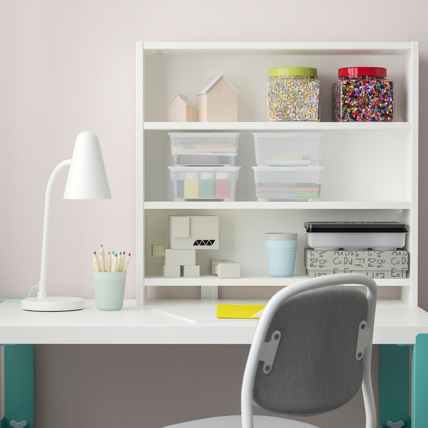 PÅHL desk top shelf white - IKEA