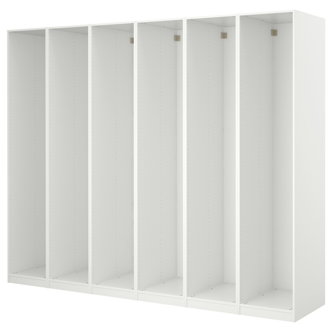 PAX 6 wardrobe frames white - IKEA