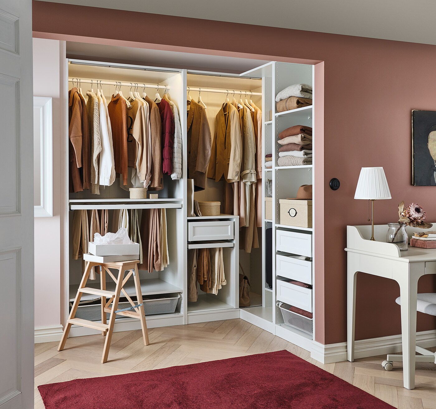 Corner wardrobe built in cheap
