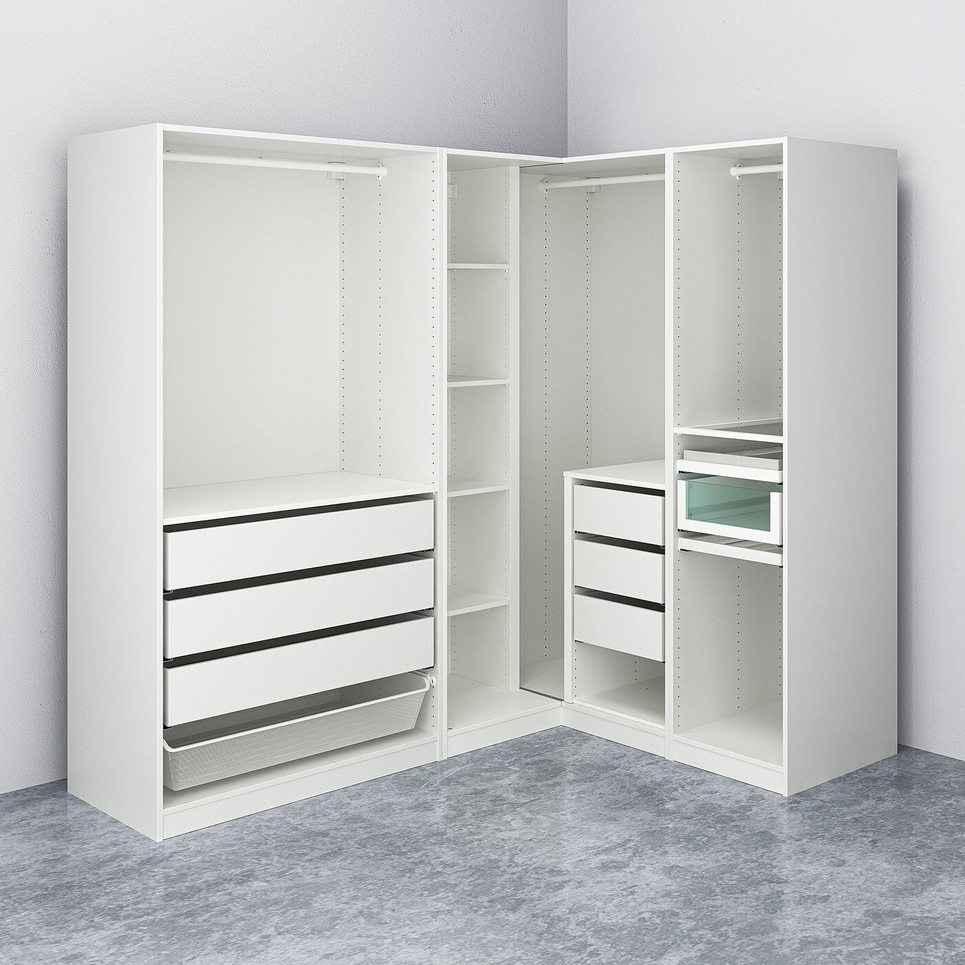 2024年のクリスマス wardrobe corner PAX white IKEA - トップス