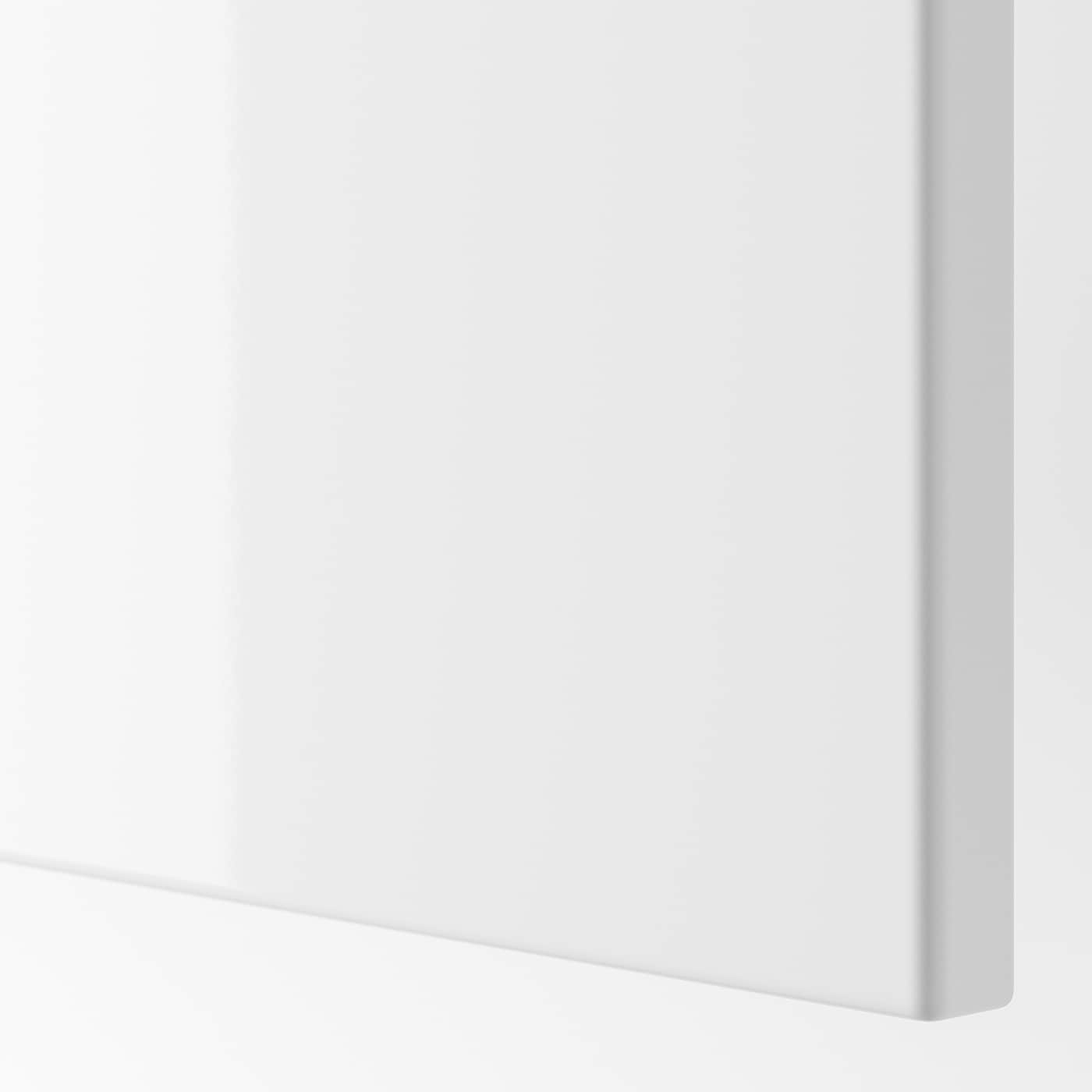 PAX / FARDAL/ÅHEIM wardrobe combination white highgloss/white mirror