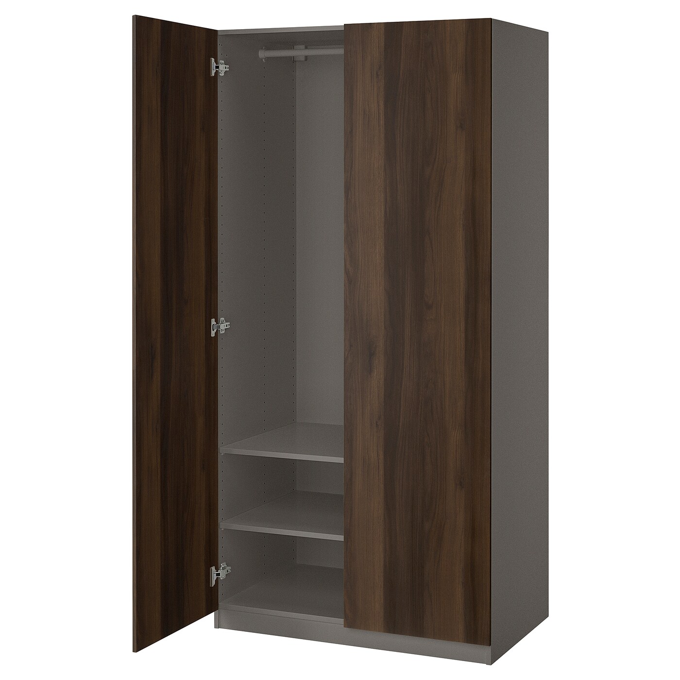 PAX 2 wardrobe frames - gray-beige 78 5/8x22 7/8x93 1/8 