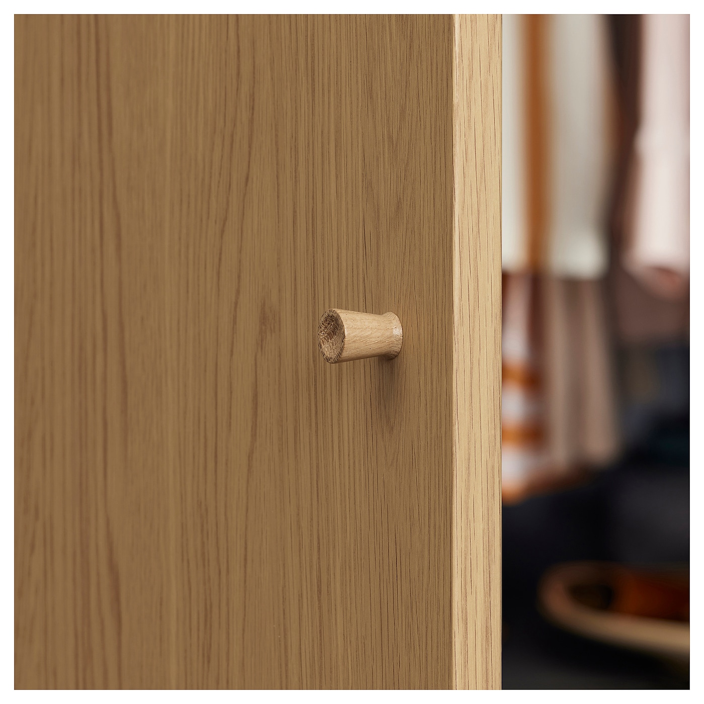 PAX / STORKLINTA wardrobe combination grey-beige/oak effect