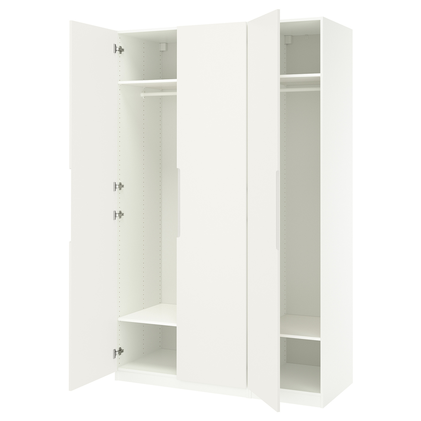 PAX / TONSTAD wardrobe combination white/off-white - IKEA