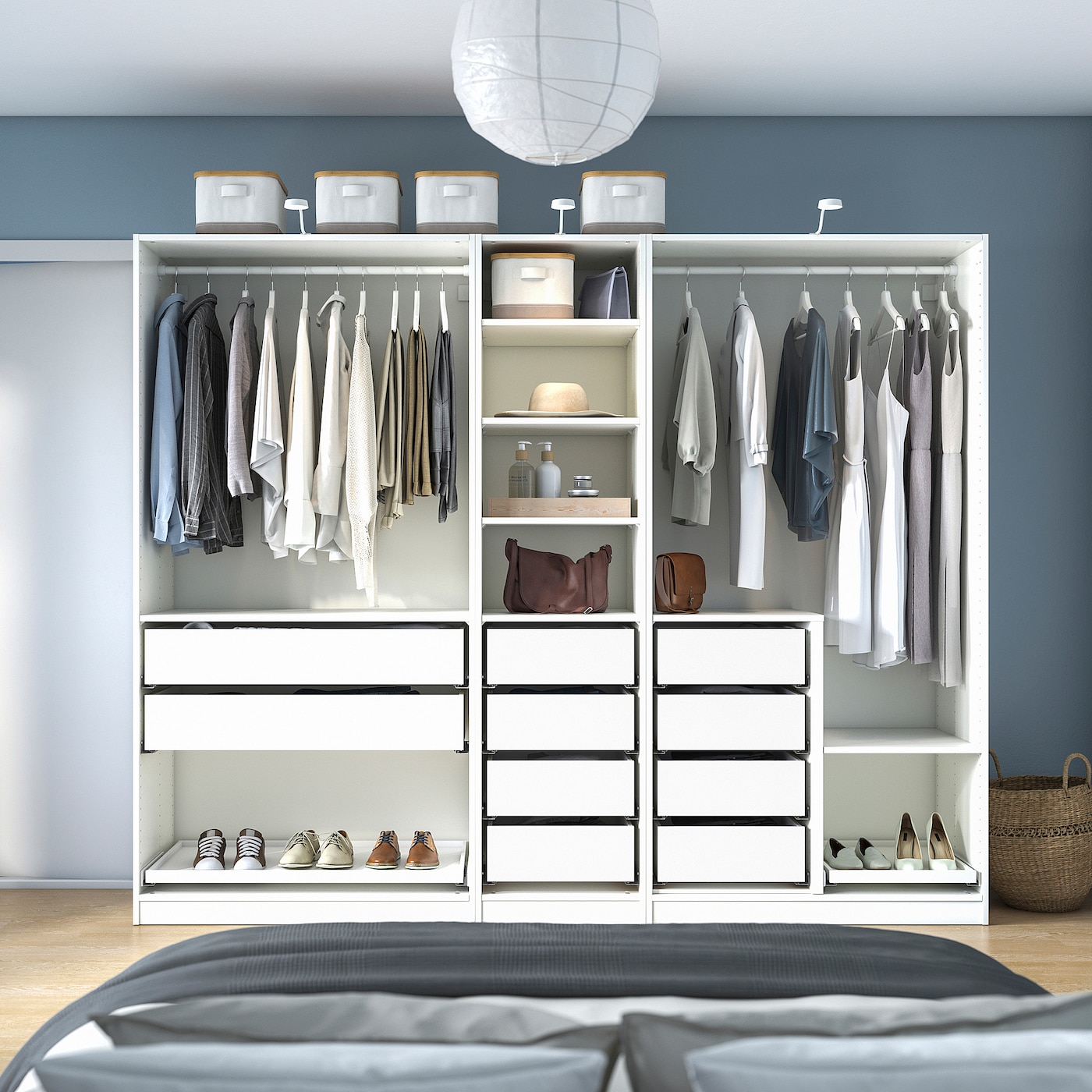 PAX wardrobe combination white - IKEA