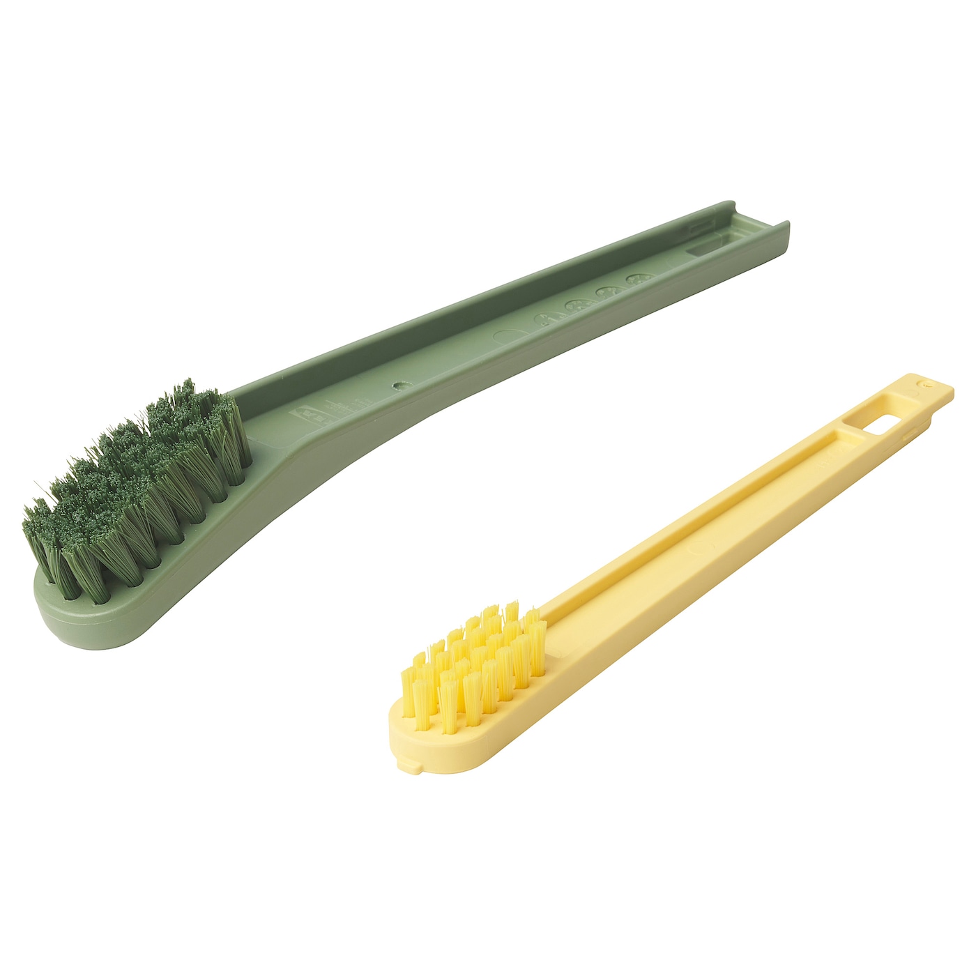 Brush 3点セット（ペス商品） PEPPRIG 2 in 1 shoe brush with scraper green/yellow - IKEA