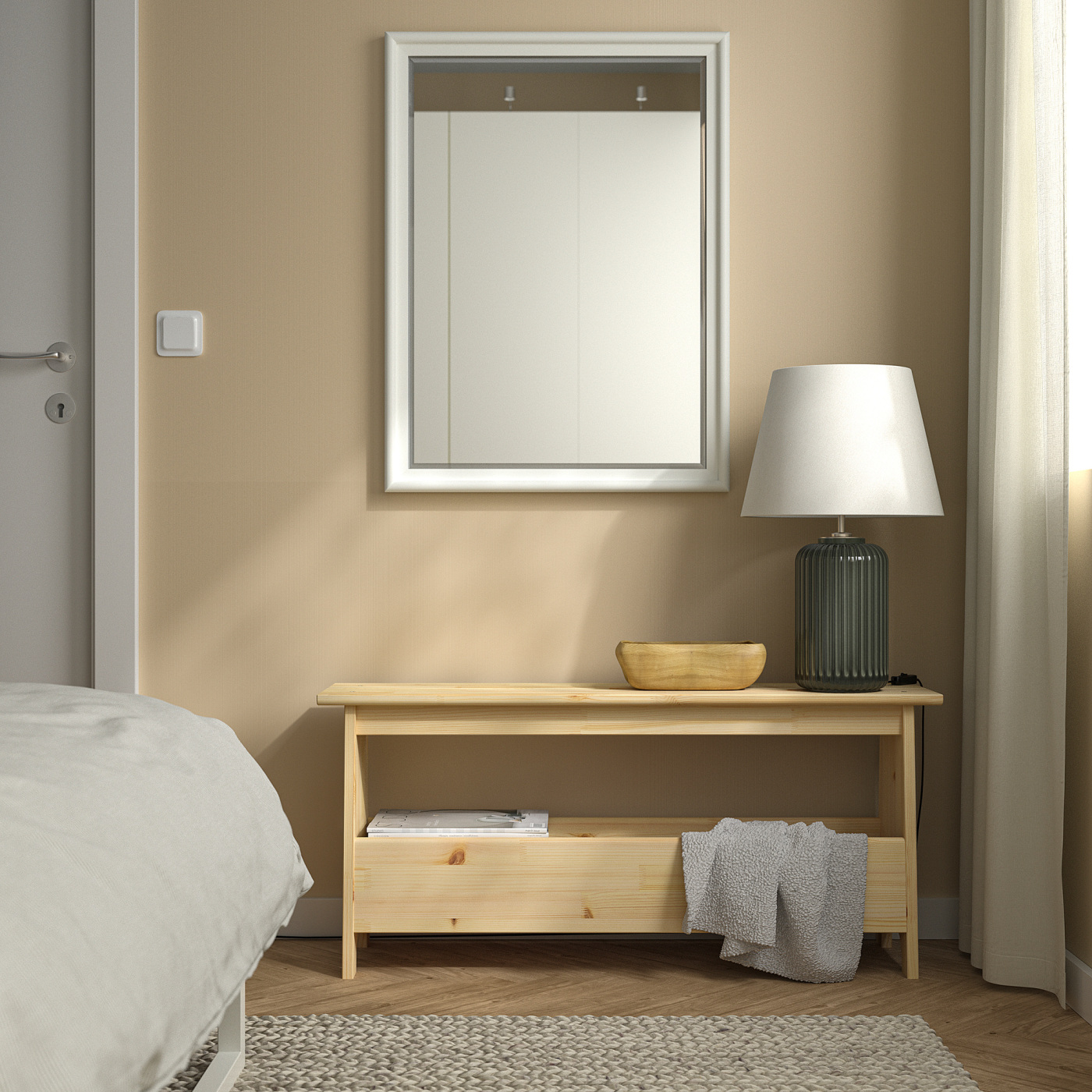PINGSTSYREN mirror white - IKEA