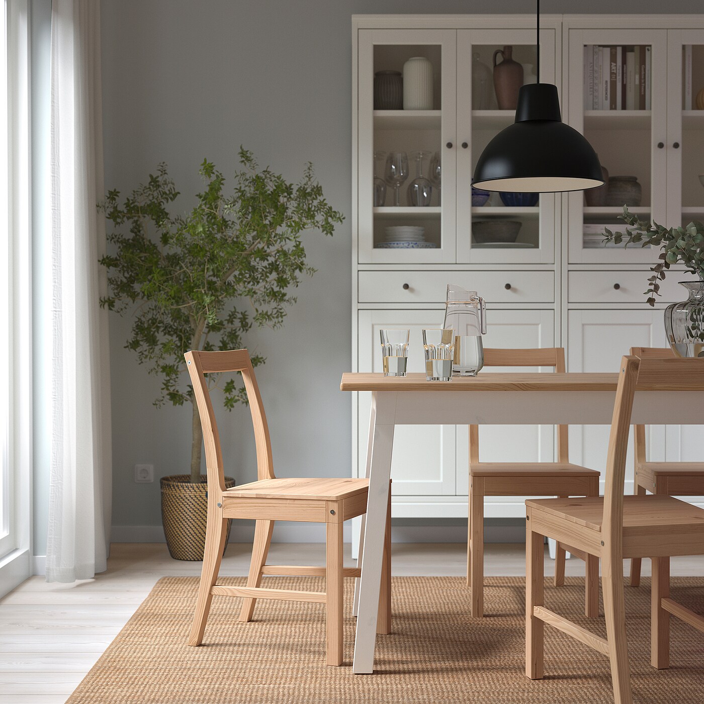 PINNTORP chair light brown stained - IKEA