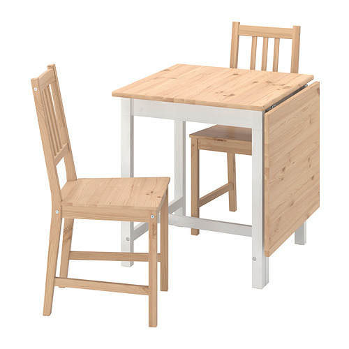 EKEDALEN / EKEDALEN table and 2 benches dark brown/dark brown - IKEA