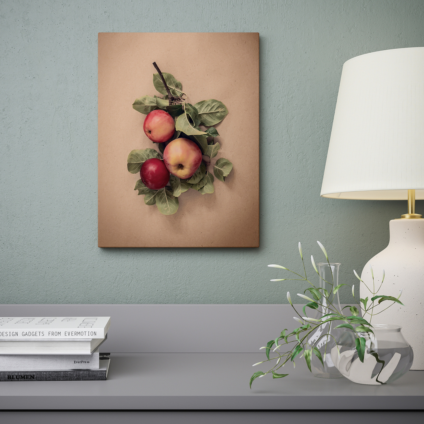 PJÄTTERYD picture leaves with apples - IKEA