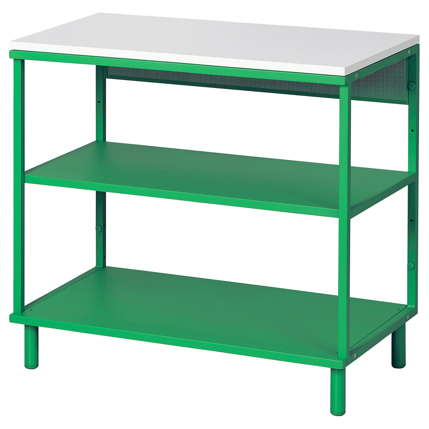 PLATSA open shelving unit white/green - IKEA