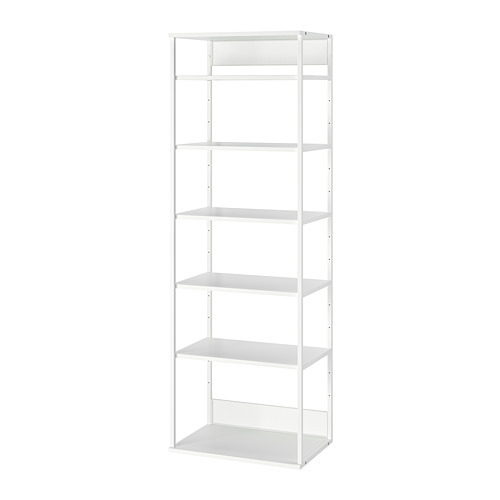 PLATSA wardrobe with 2 doors+3 drawers white/Fonnes white - IKEA