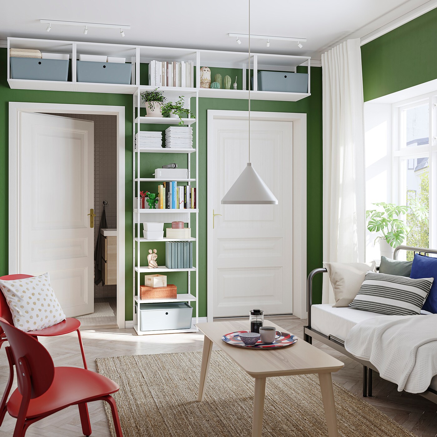 PLATSA open shelving unit white IKEA