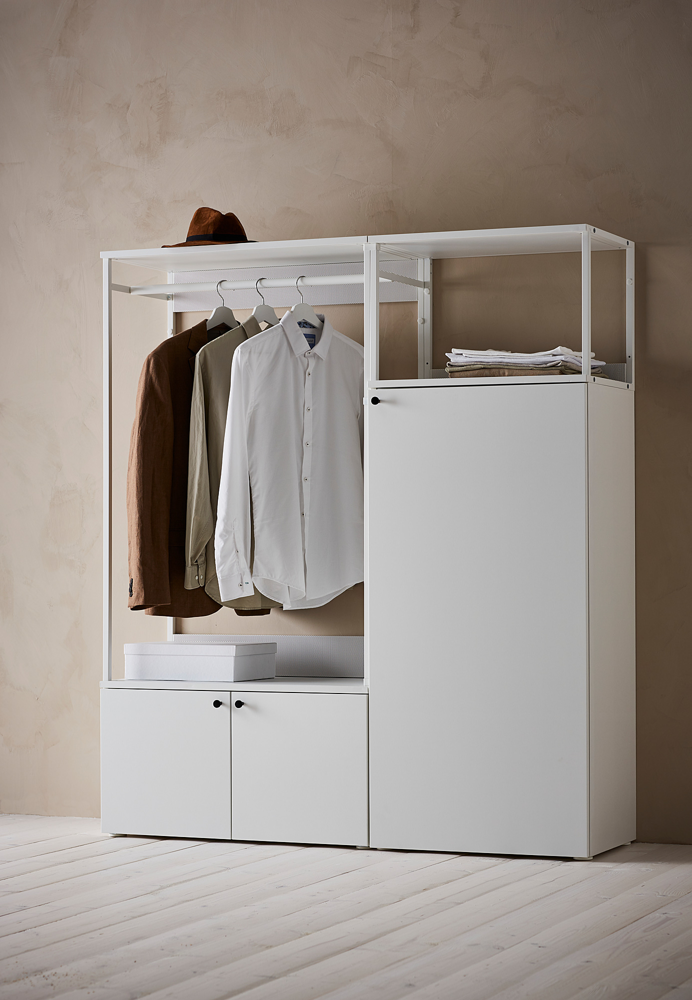 【美品】ほぼ新品未使用 IKEA PLATSA シェルフ 手渡しも可能◎ SMÅSTAD / PLATSA cabinet white with frame/with 1 shelf - IKEA