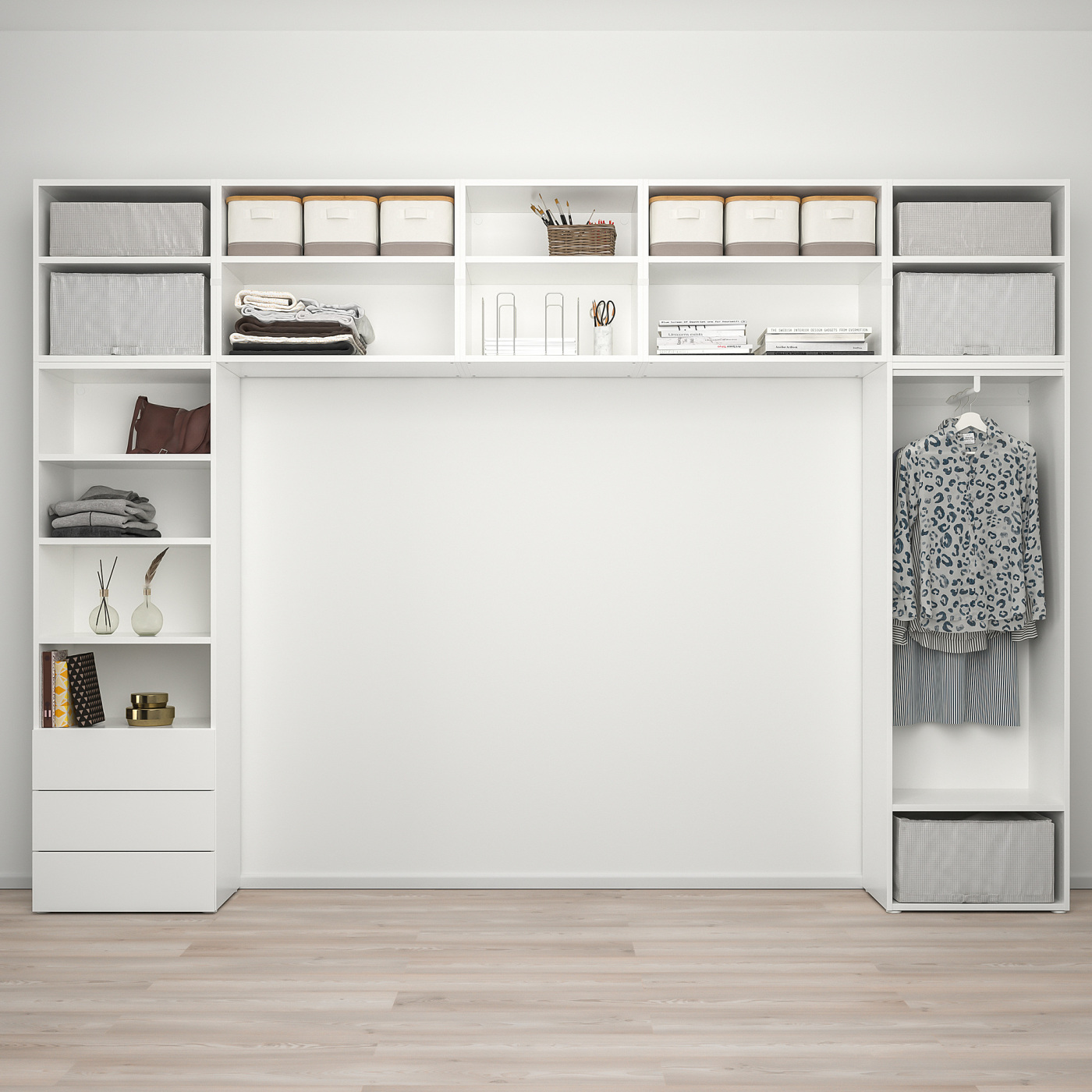 家具 IKEA PLATSA PLATSA wardrobe with 8 doors+3 drawers white/Fonnes Sannidal - IKEA