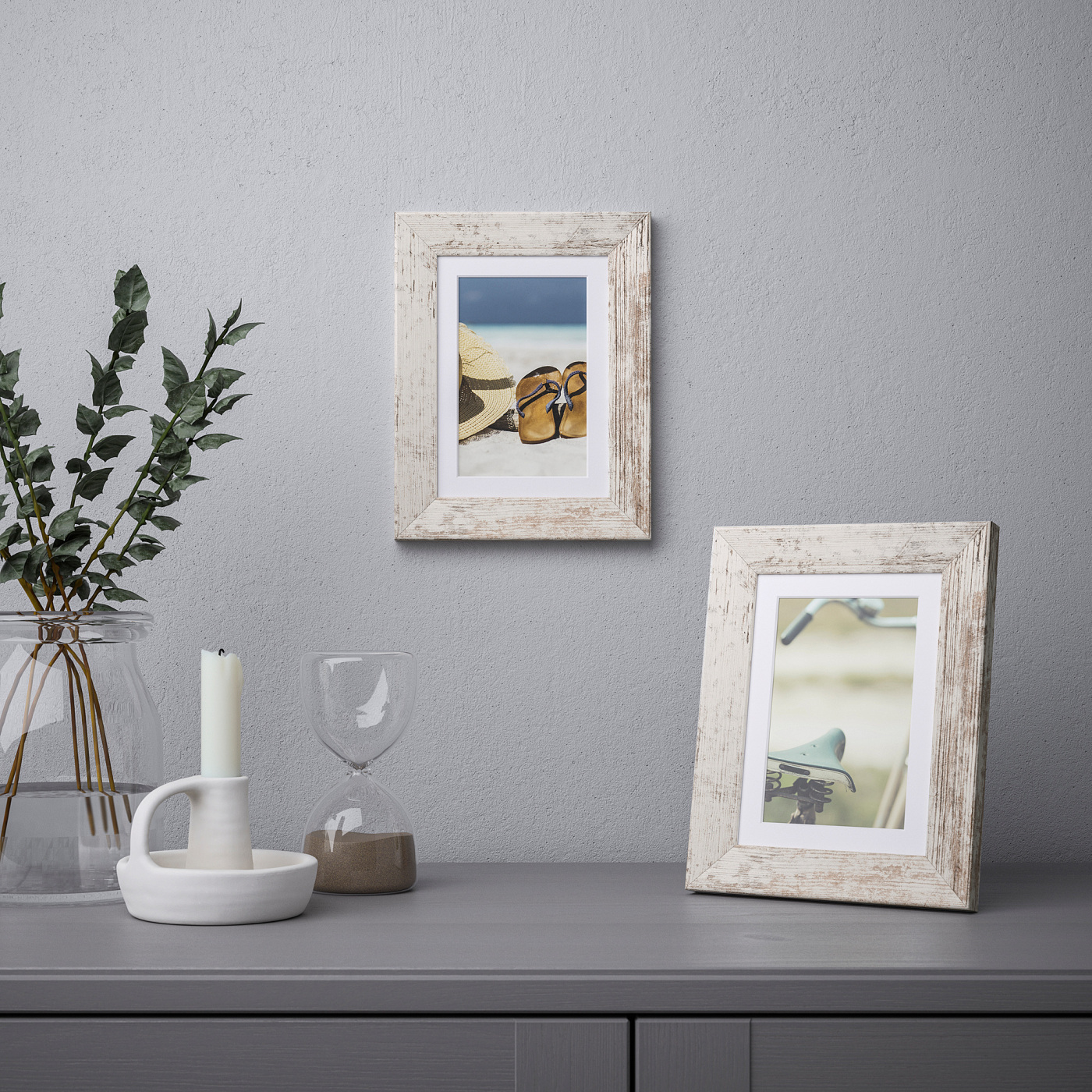 PLOMMONTRÄD frame white stained pine effect - IKEA