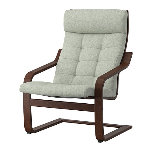 IKEA クリンテンチェア KLINTEN ダイニングチェア 水色 KLINTEN chair brown/Kilanda pale blue - IKEA