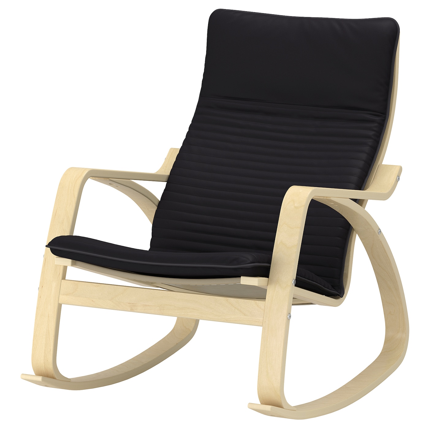 POÄNG armchair, Knisa light beige, oak veneer - IKEA
